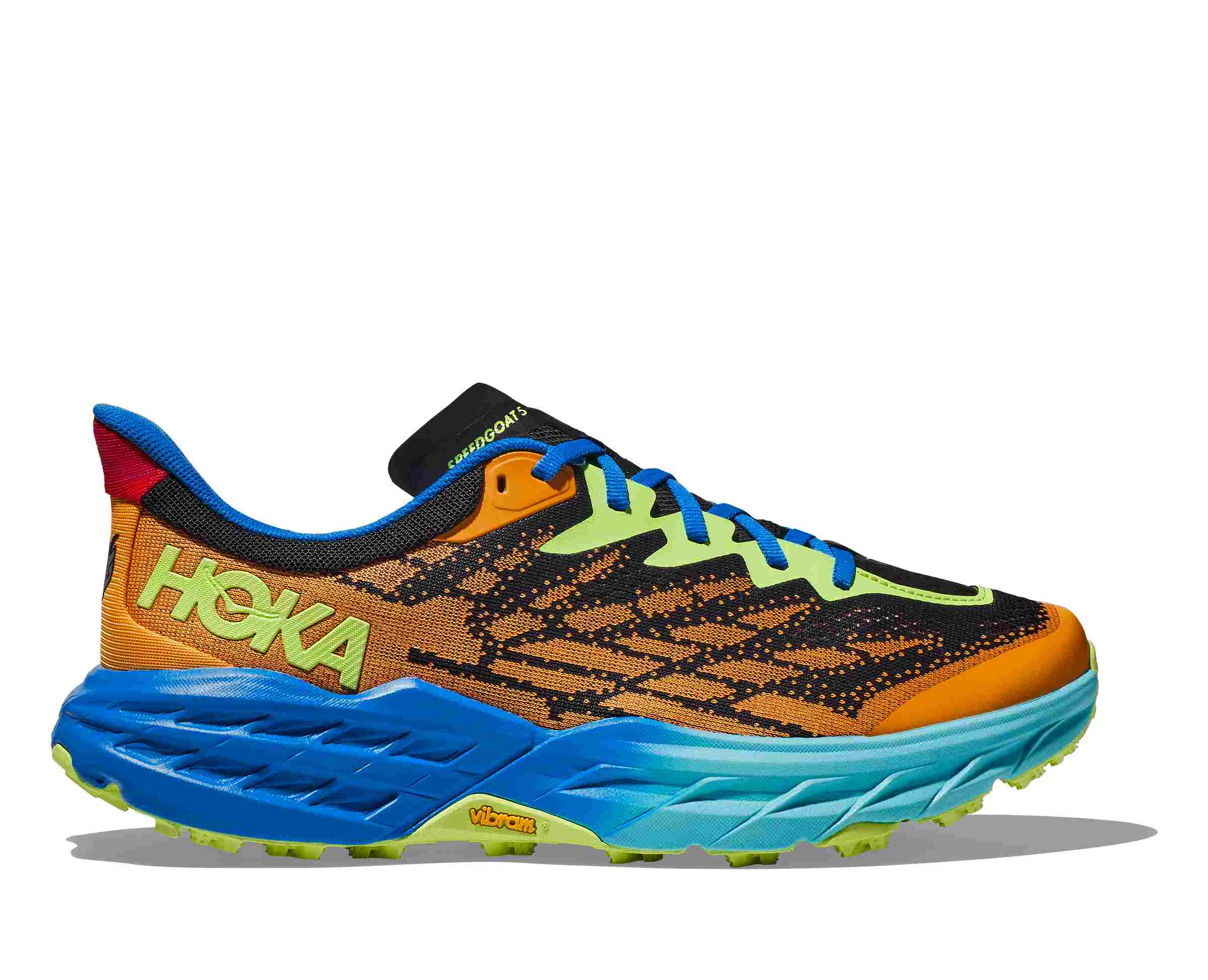 Hoka One One obuv Speedgoat 5 M solar flare diva blue Velikost: 9.5