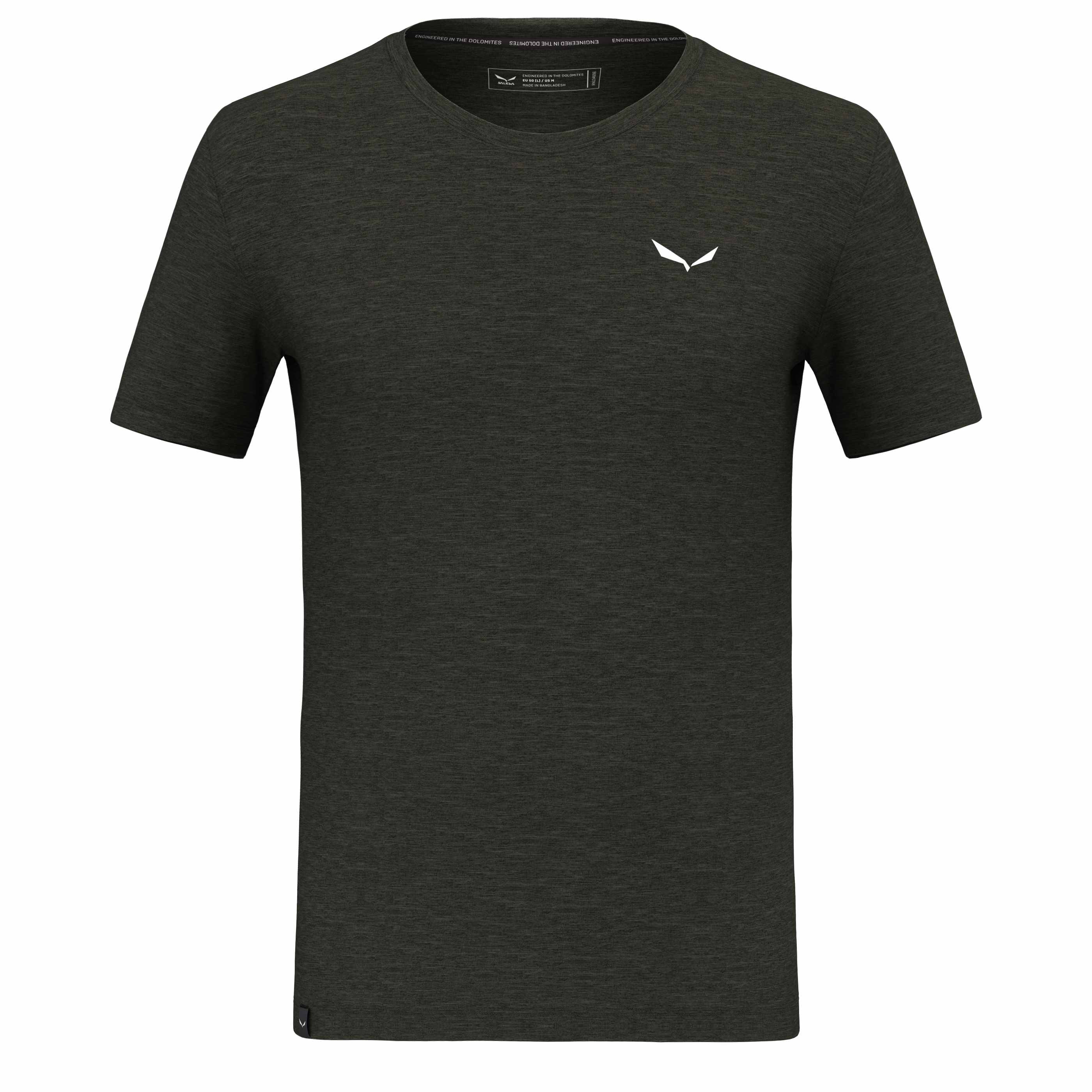Salewa tričko Eagle Minilogo Merino M dark olive Velikost: 2XL