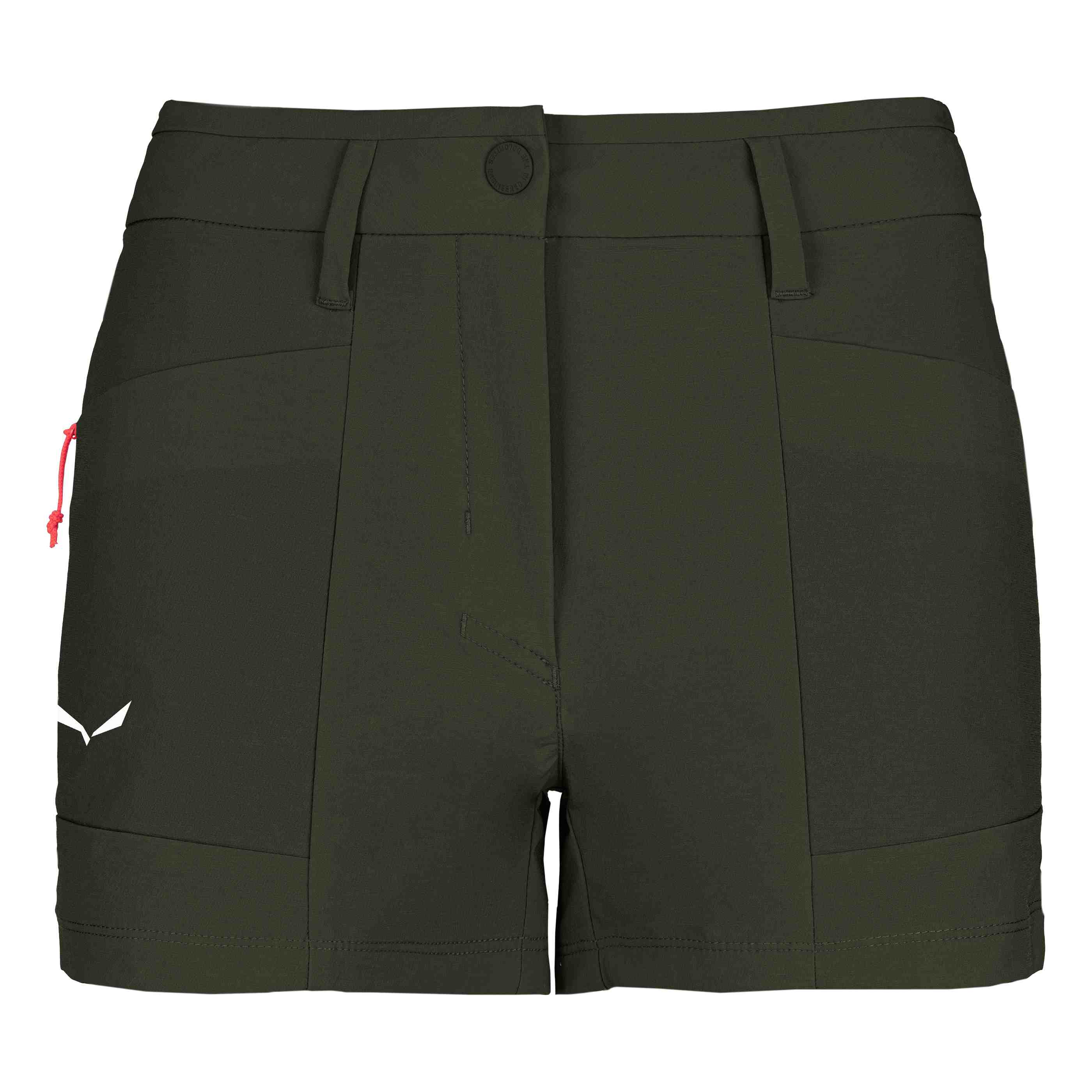 Salewa šortky Puez Durastretch W Cargo dark olive Velikost: 36