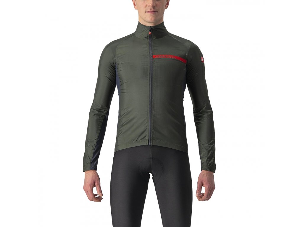 Castelli bunda Squadra Stretch military green Velikost: XXL