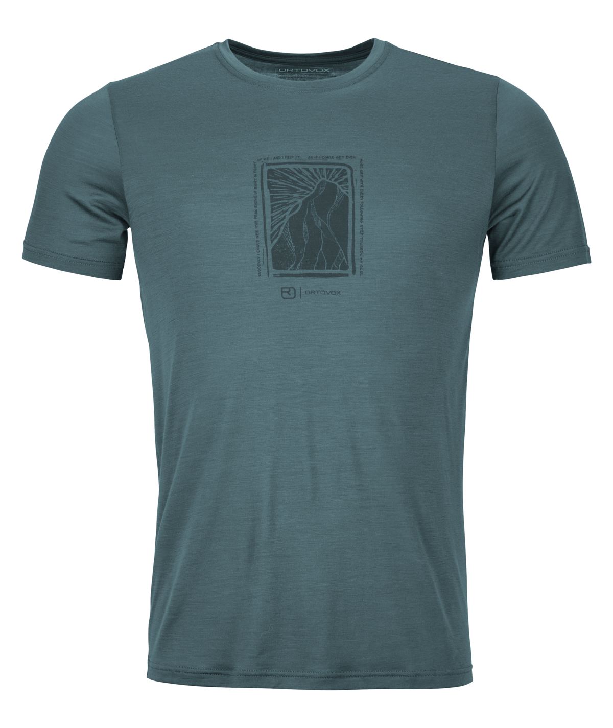 Ortovox tričko 120 Cool Tec Mtn Cut Ts M dark arctic grey Velikost: M