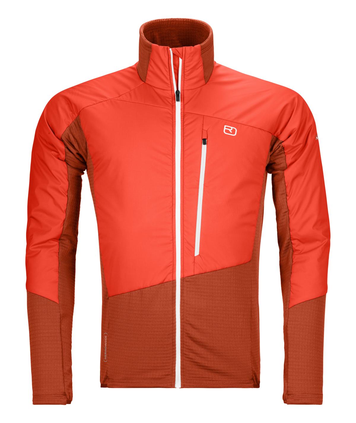 Ortovox bunda Westalpen Swisswool Hybrid Jkt M cengia rossa Velikost: XL