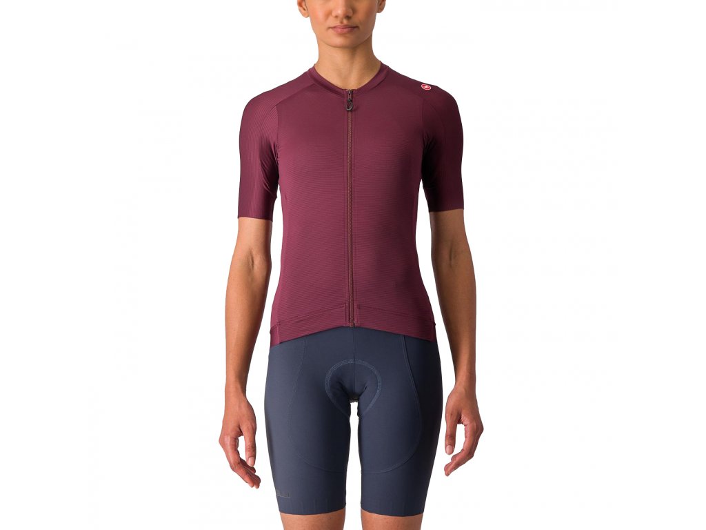 Castelli tričko Espresso W deep bordeaux Velikost: M