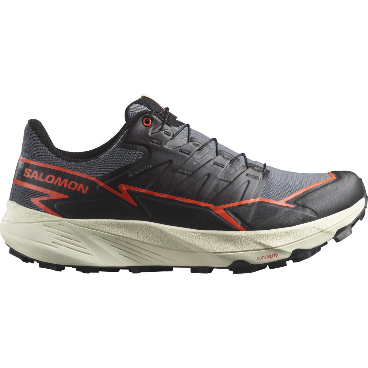 Salomon obuv Thundercross Gtx turbulence black cherry tomato Veľkosť EU: 44 2/3