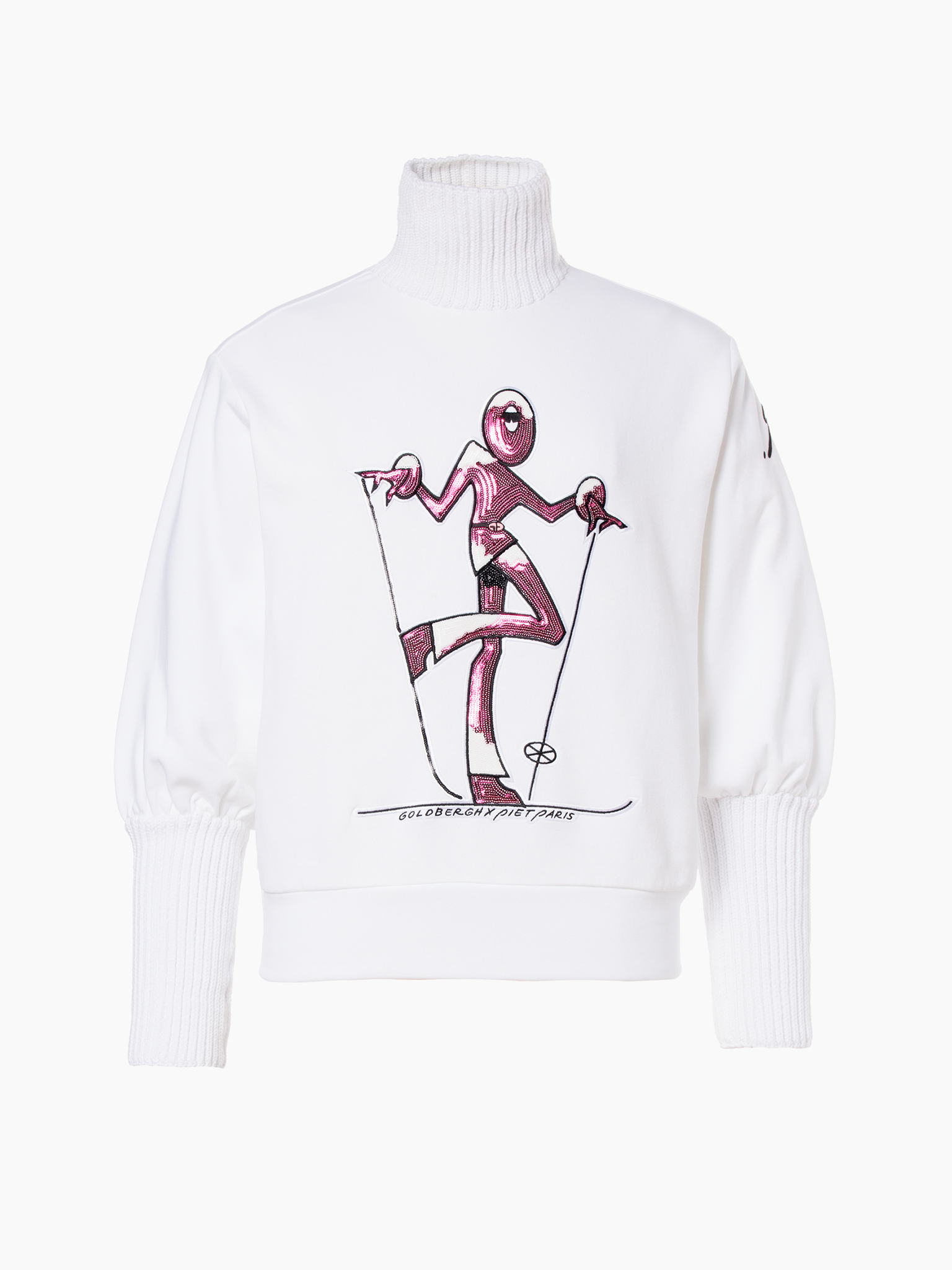 Goldbergh sveter Pret A Porter Turtle Neck Sweater white Velikost: XS