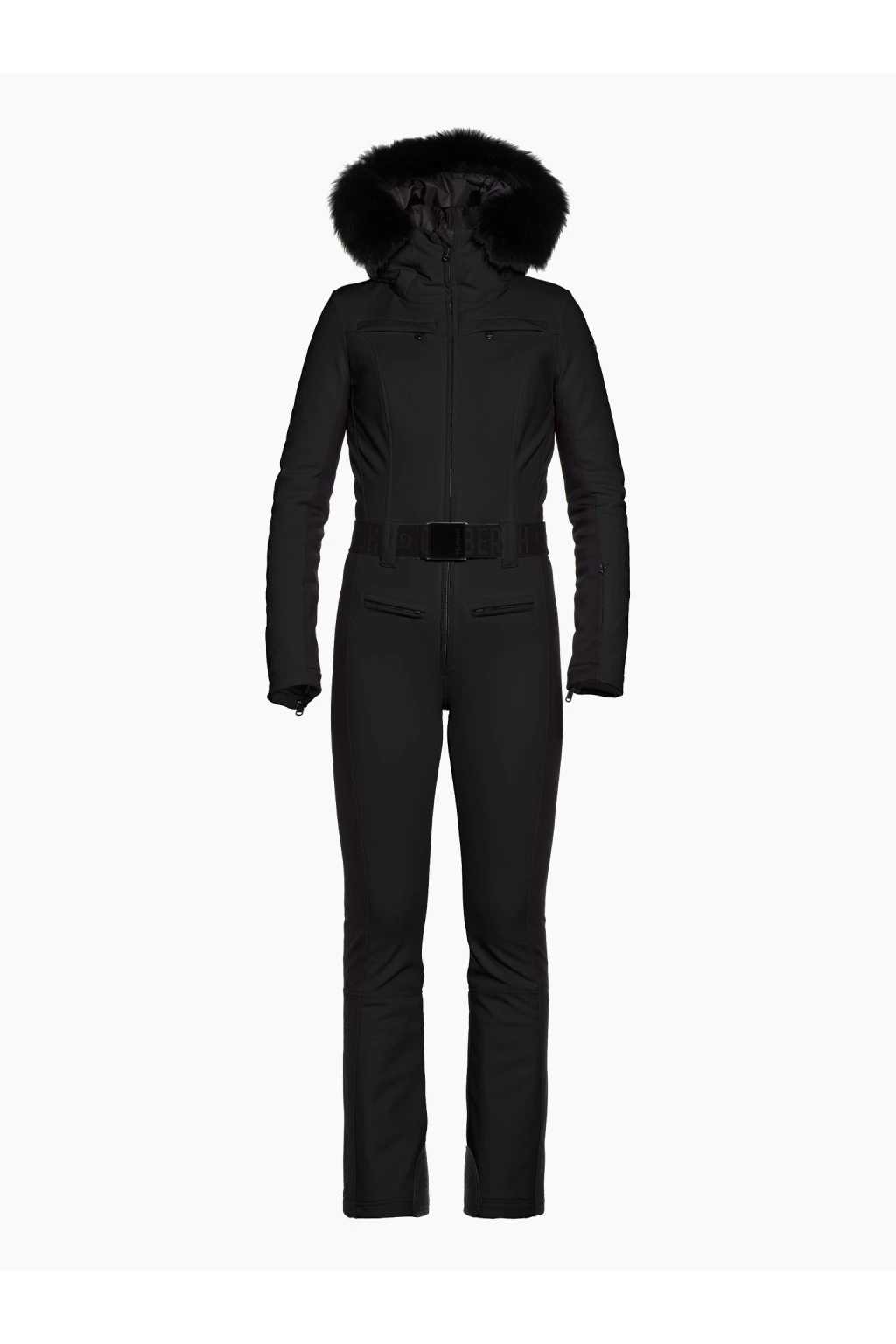 Goldbergh overal Parry Long Faux Border Ski Suit black Velikost: 36