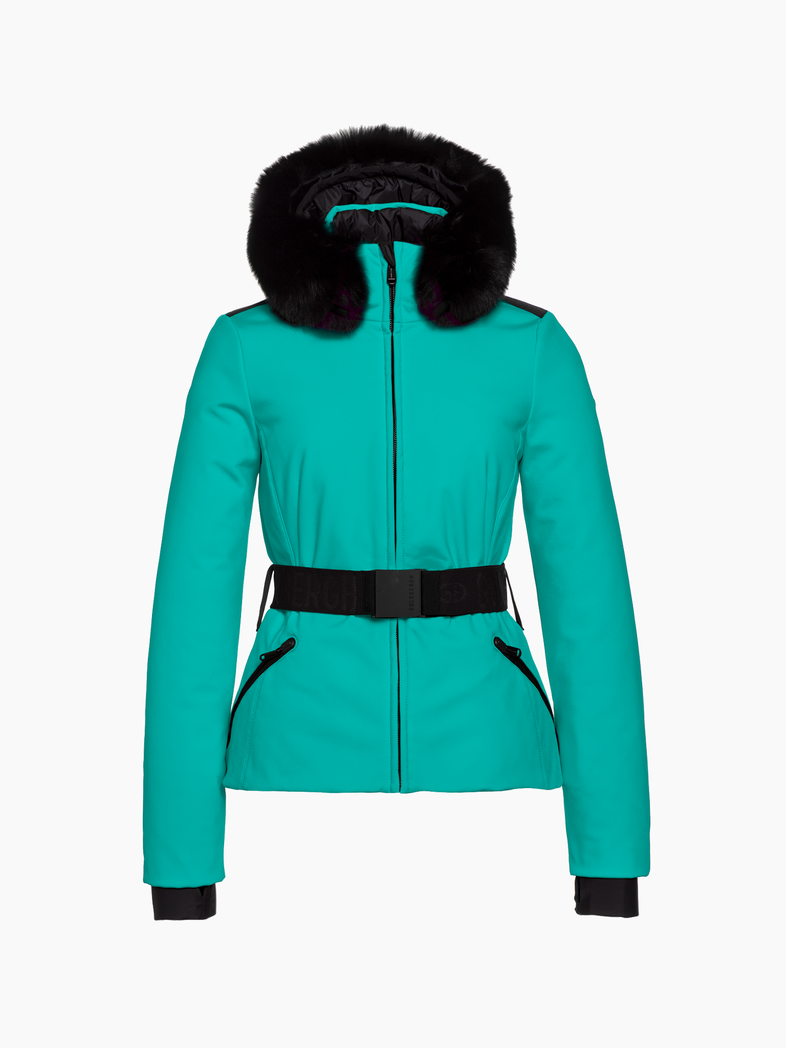 Goldbergh bunda Hida Faux Border Ski Jacket ice green Velikost: 44