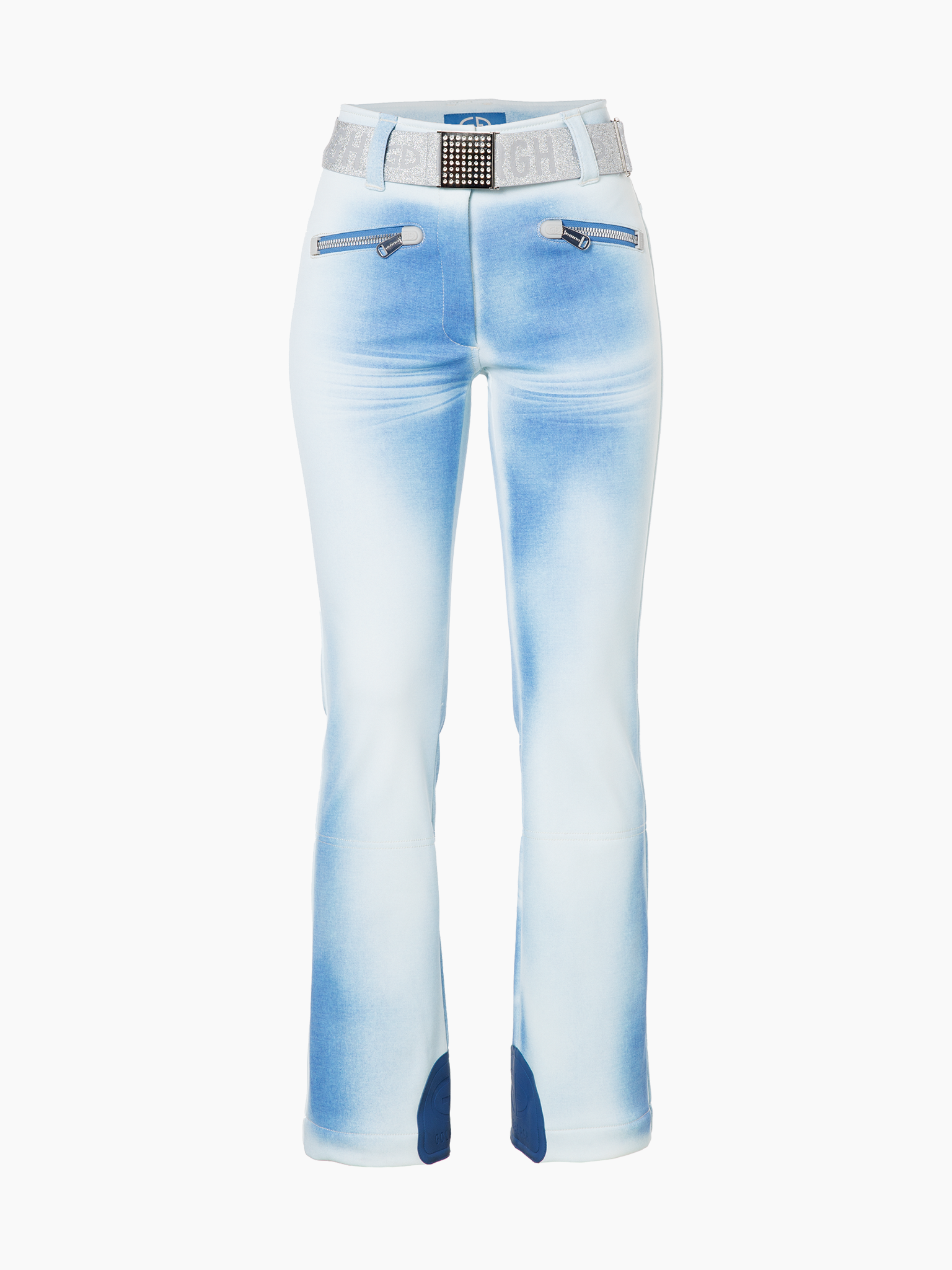 Goldbergh nohavice Blanchi Ski Pants denim print Velikost: 38
