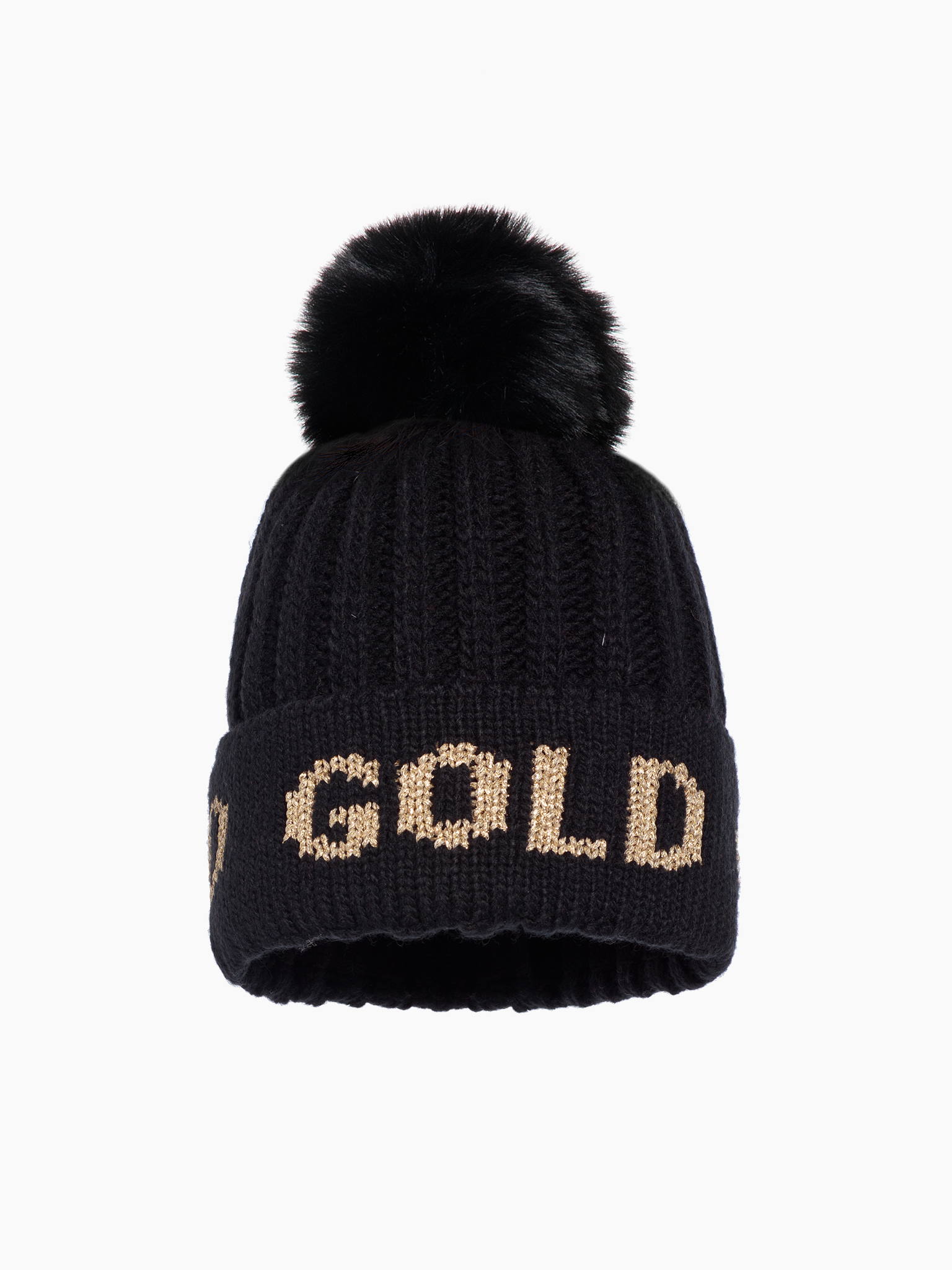 Goldbergh čiapka Hodd Beanie black gold Velikost: ONE