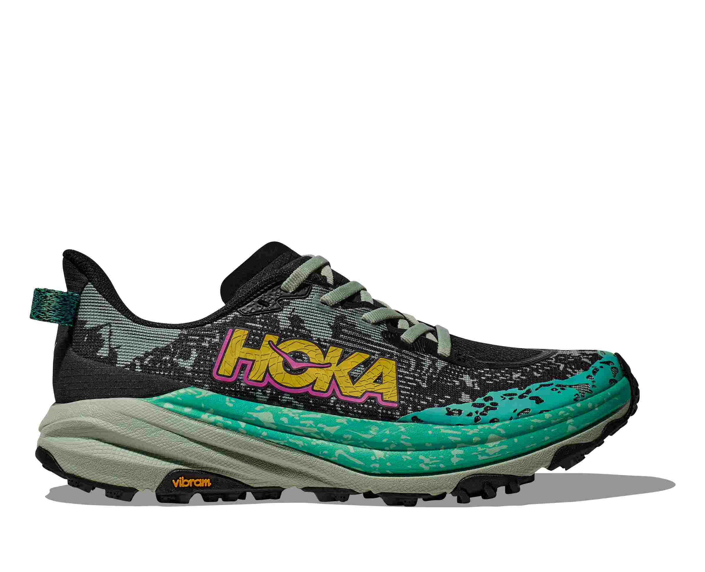 Hoka One One obuv Speedgoat 6 W black aloe vera Veľkosť EU: 37 1/3