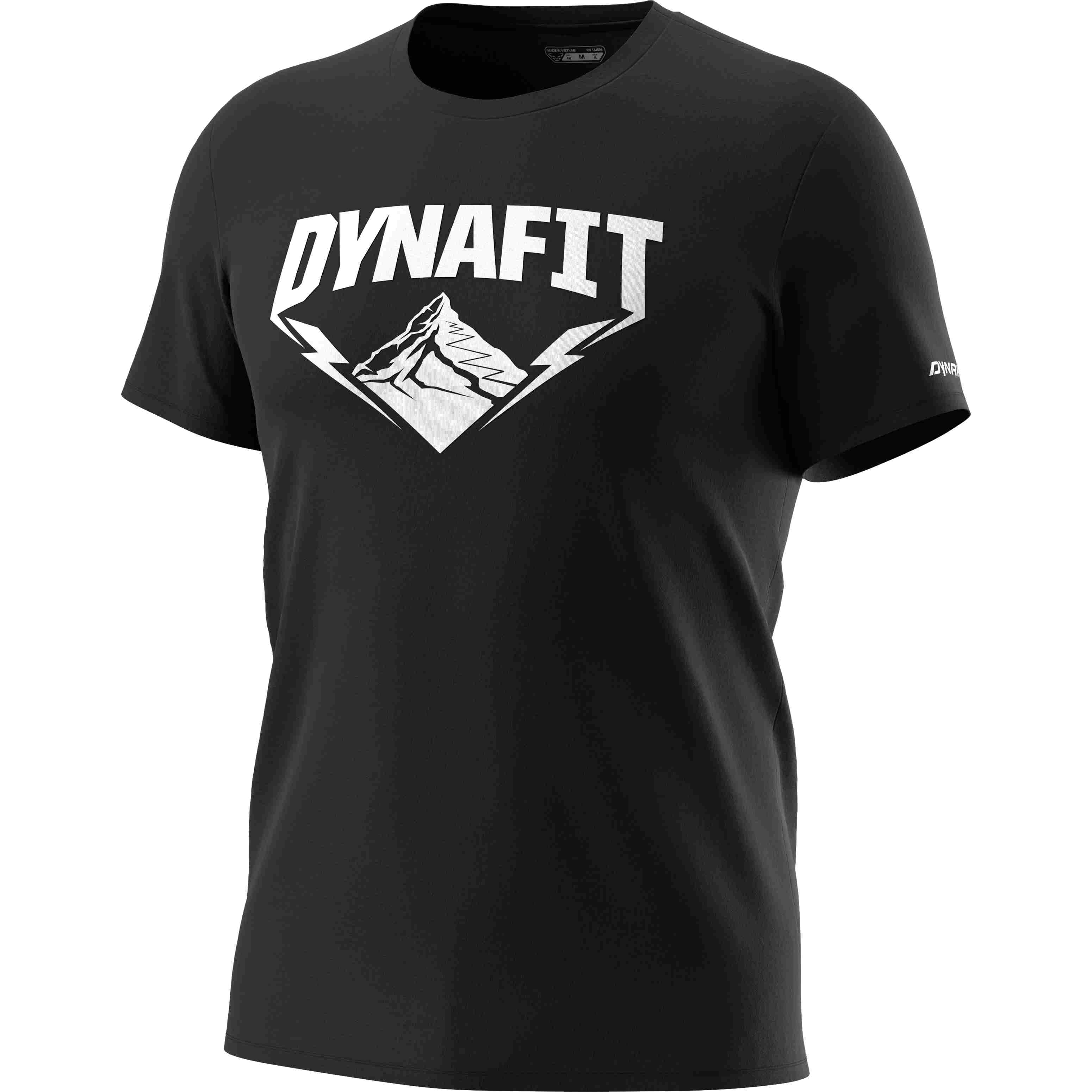 Dynafit tričko Graphic Co M S/S black out Velikost: 2XL