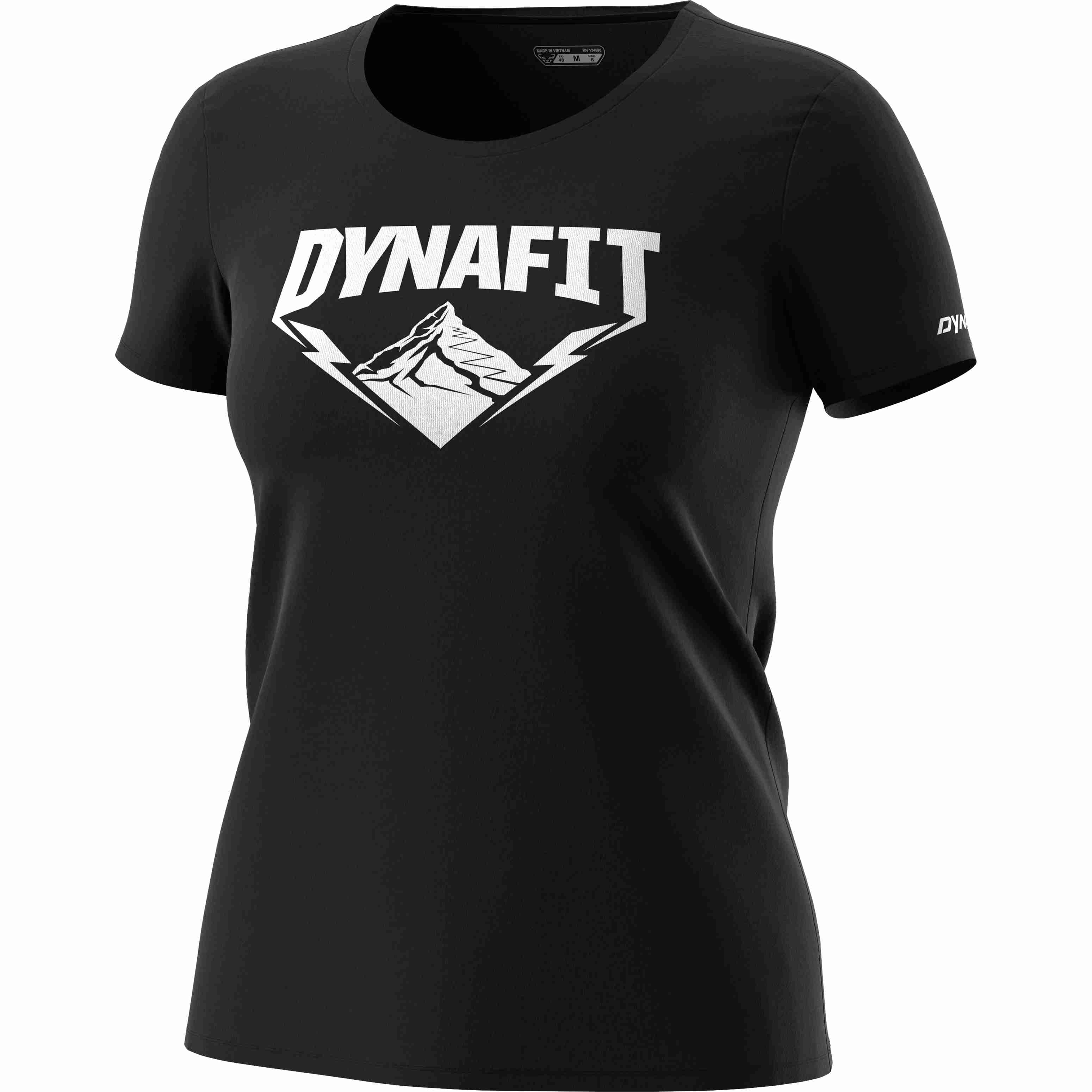 Dynafit tričko Graphic Co W S/S black out Velikost: 40