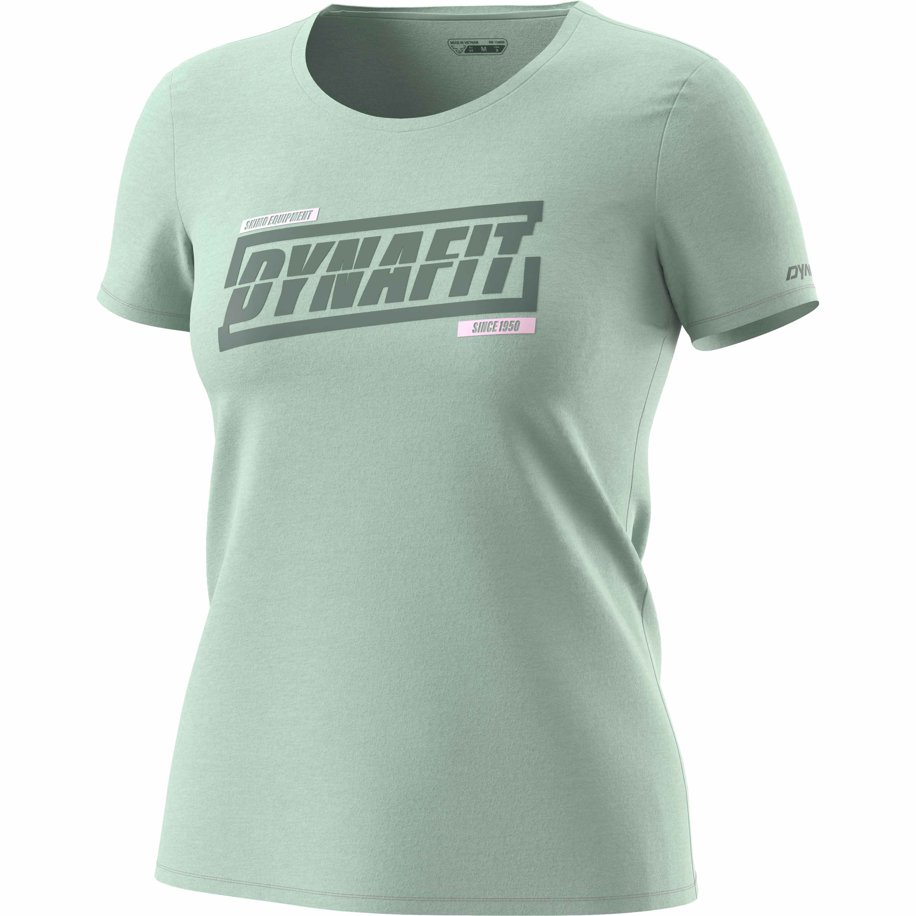 Dynafit tričko Graphic Co W S/S jadelite tabloid Velikost: 34