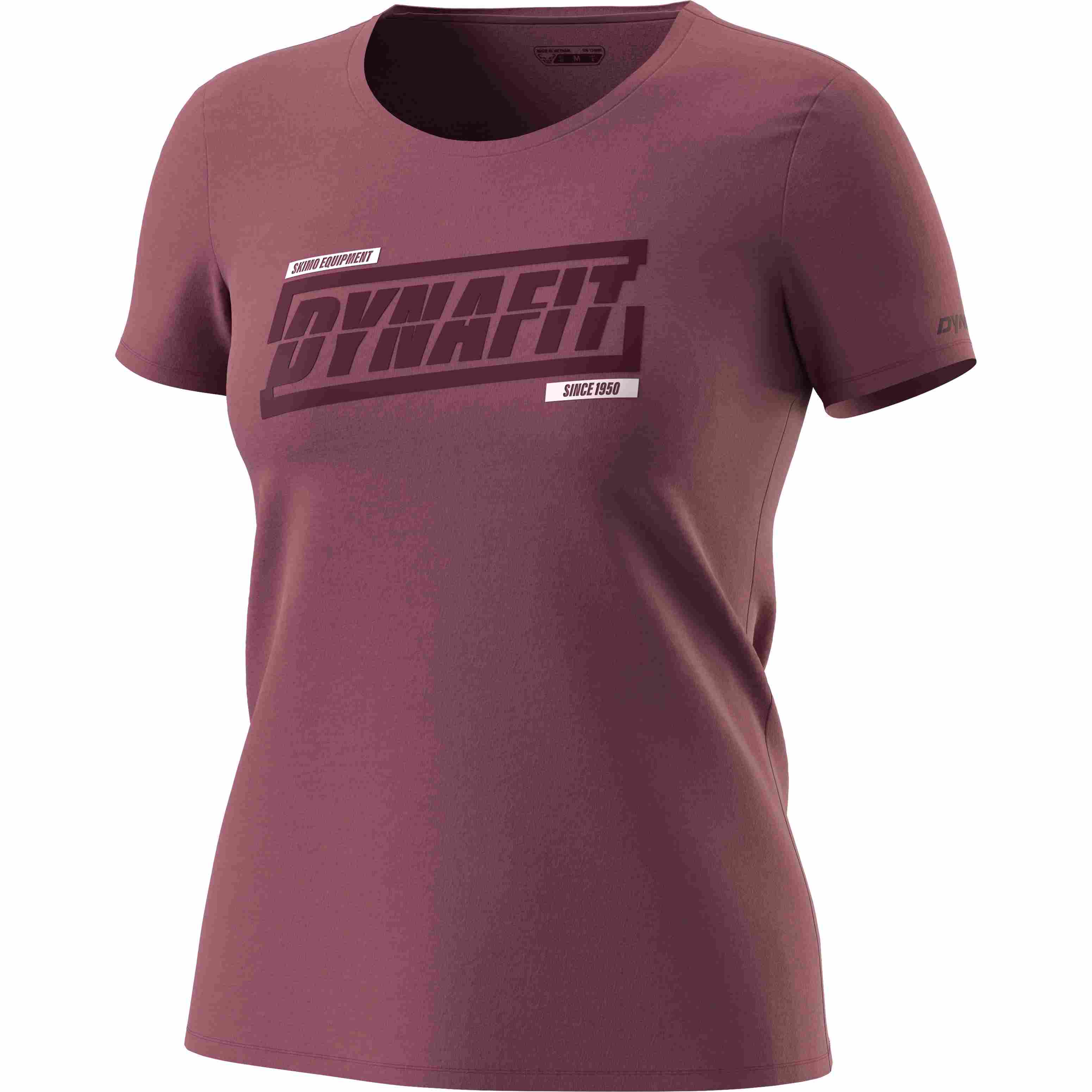 Dynafit tričko Graphic Co W S/S dark rose Velikost: 40