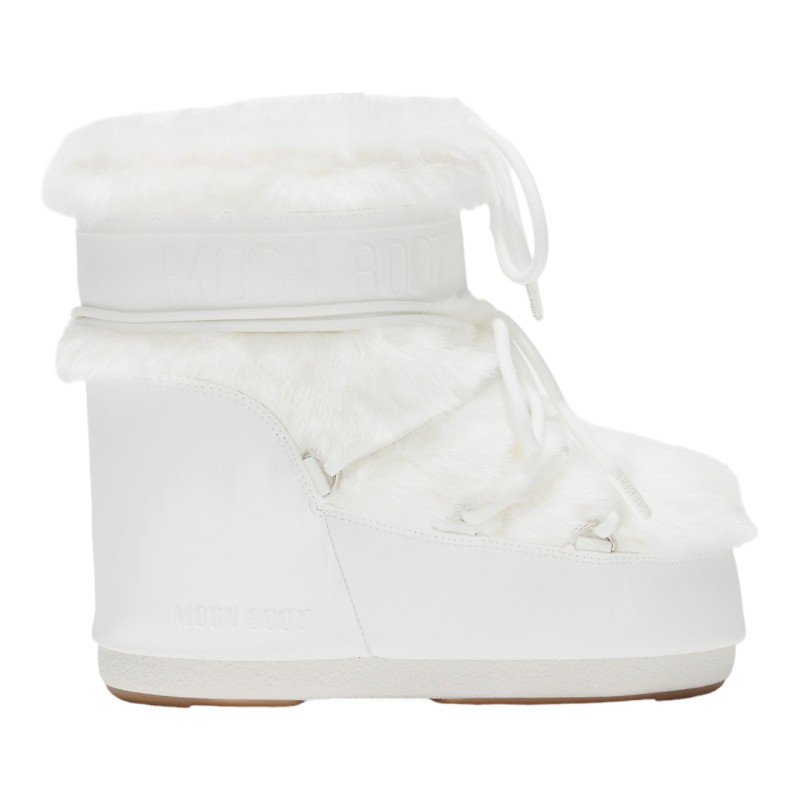 Moon Boot snehule Icon Low Faux Fur white Velikost: 39-41