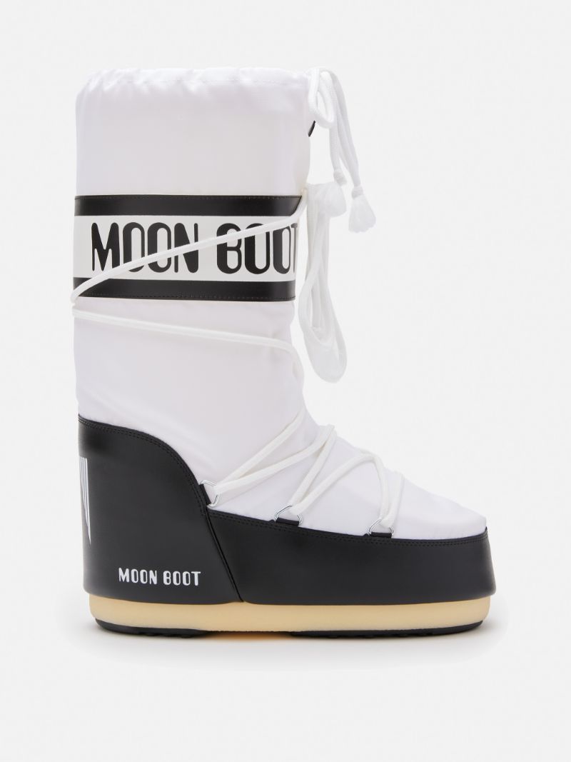 Moon Boot snehule Icon Nylon black white Velikost: 35-38