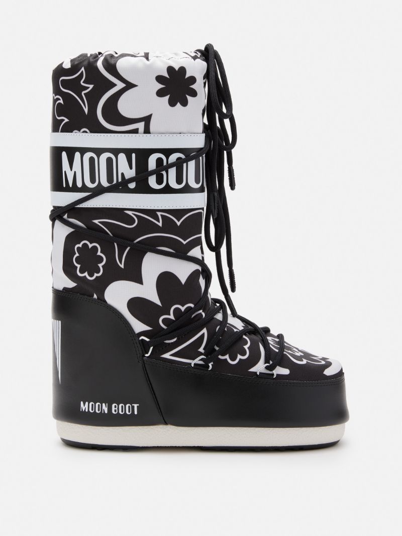 Moon Boot snehule Icon Flower flower Velikost: 39-41