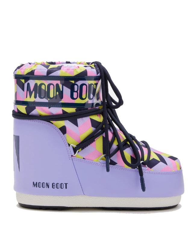 Moon Boot snehule Icon Low Optical lilac cyber Velikost: 39-41