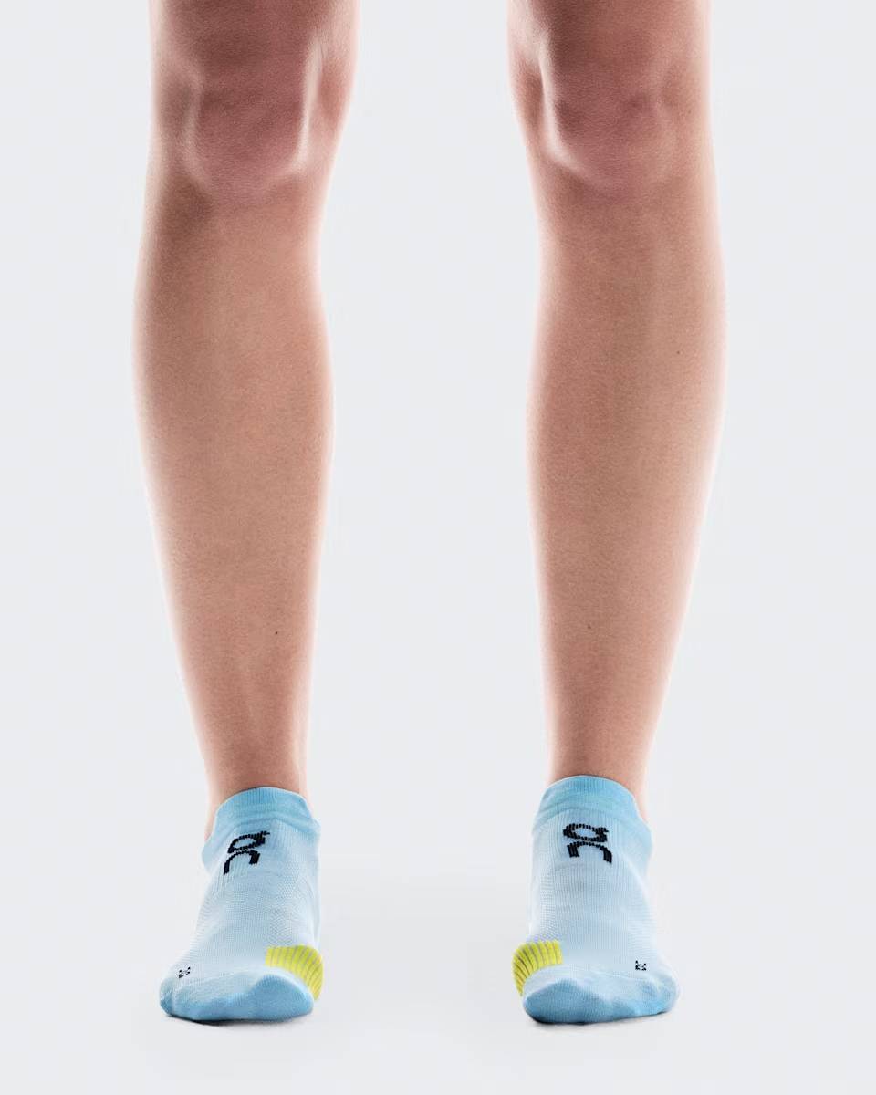On ponožky Performance Run Sock Low wash lime Velikost: M