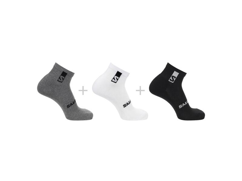 Salomon ponožky Everyday Ankle 3-Pack black white Velikost: XL