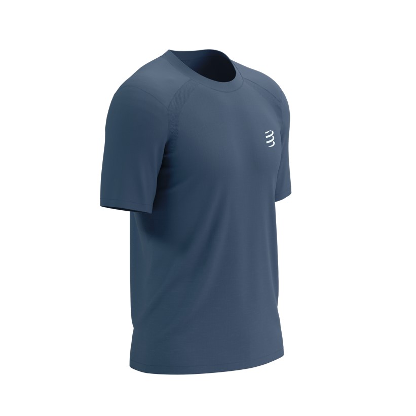 Compressport tričko Performance Ss Tshirt M indigo Velikost: XL