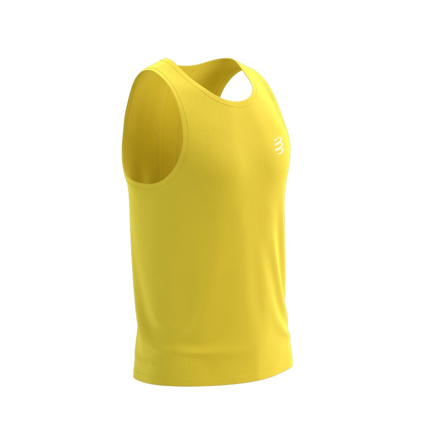 Compressport tričko Performance Singlet M maize Velikost: XL
