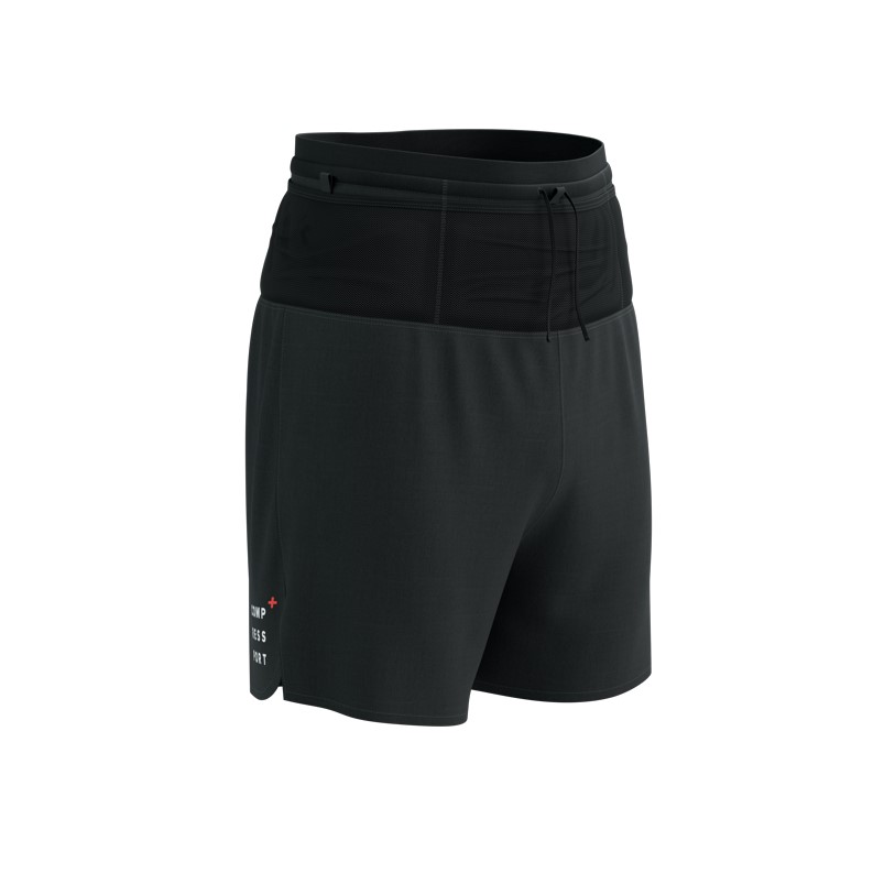 Compressport šortky Trail Racing 2-In-1 Short M black Velikost: L