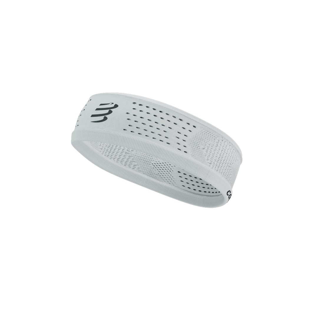 Compressport čelenka Thin Headband On/Off white Velikost: UNI