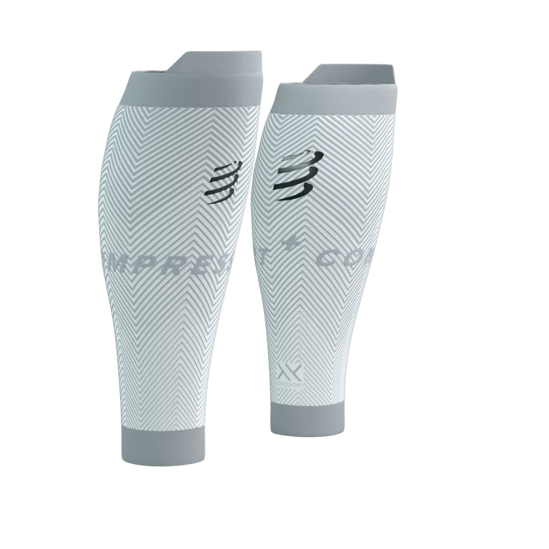 Compressport návleky R2 Oxygen white neble Velikost: T4