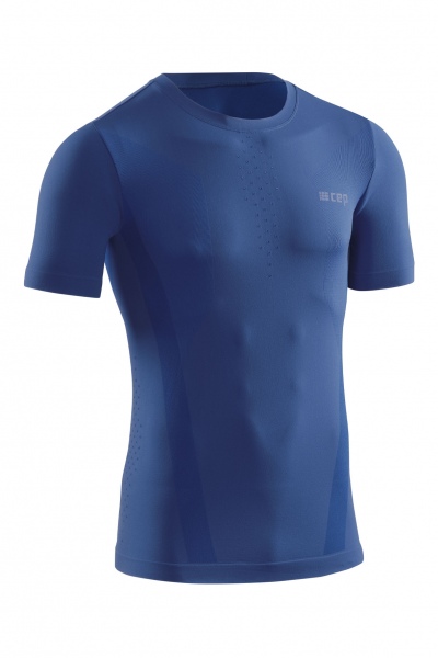 CEP tričko Cold Weather Base KR blue Velikost: L