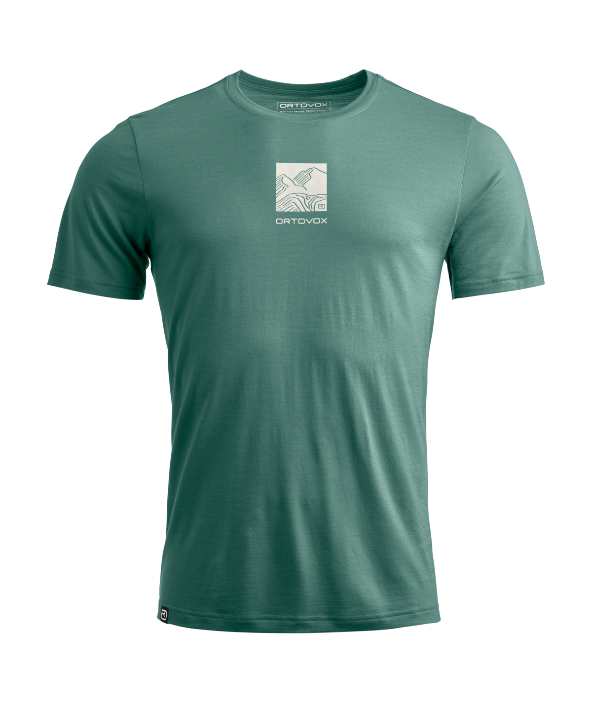 Ortovox tričko 120 Cool Tec Abstract T-shirt M arctic grey Velikost: L