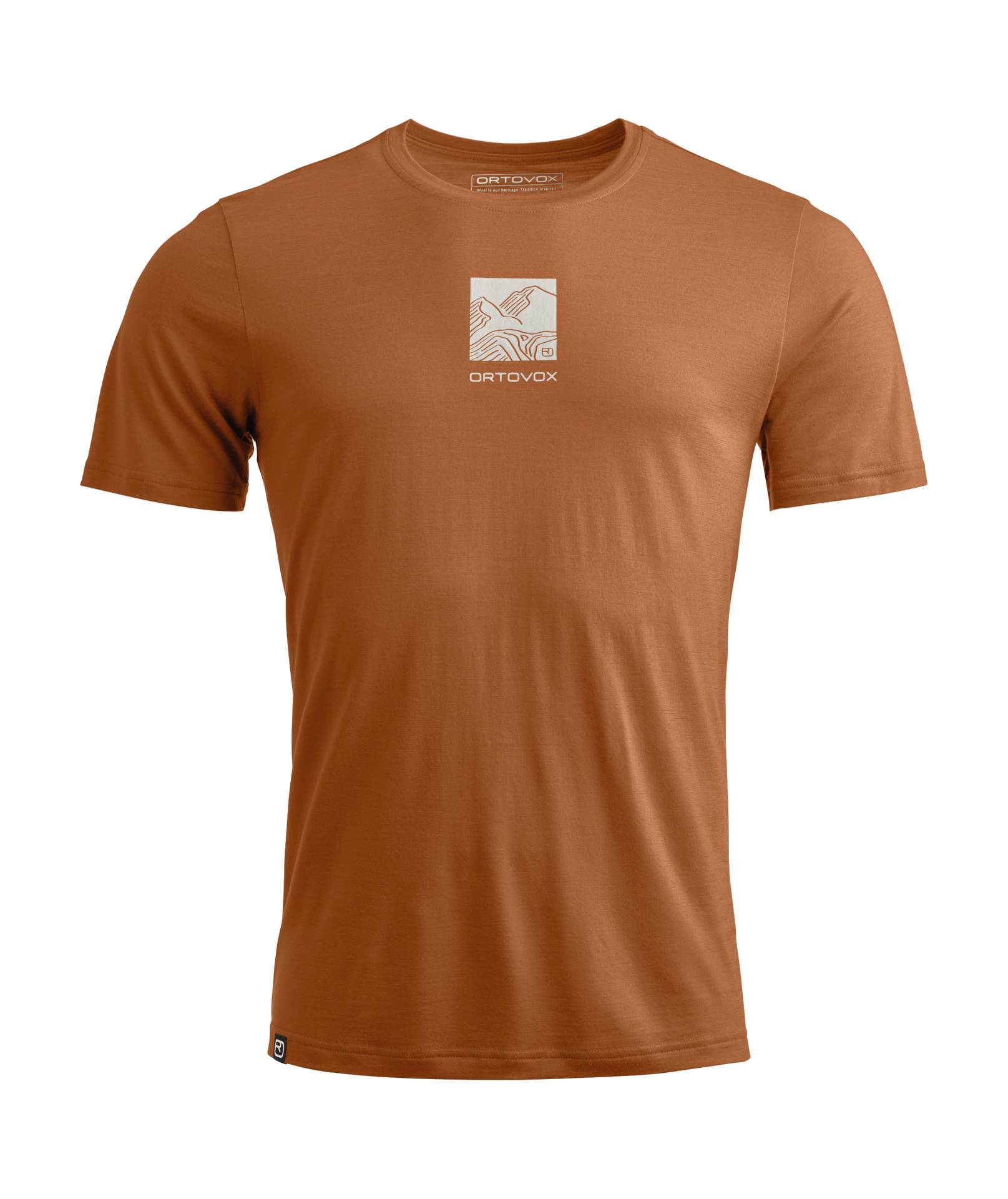 Ortovox tričko 120 Cool Tec Abstract T-shirt M bristle brown Velikost: L