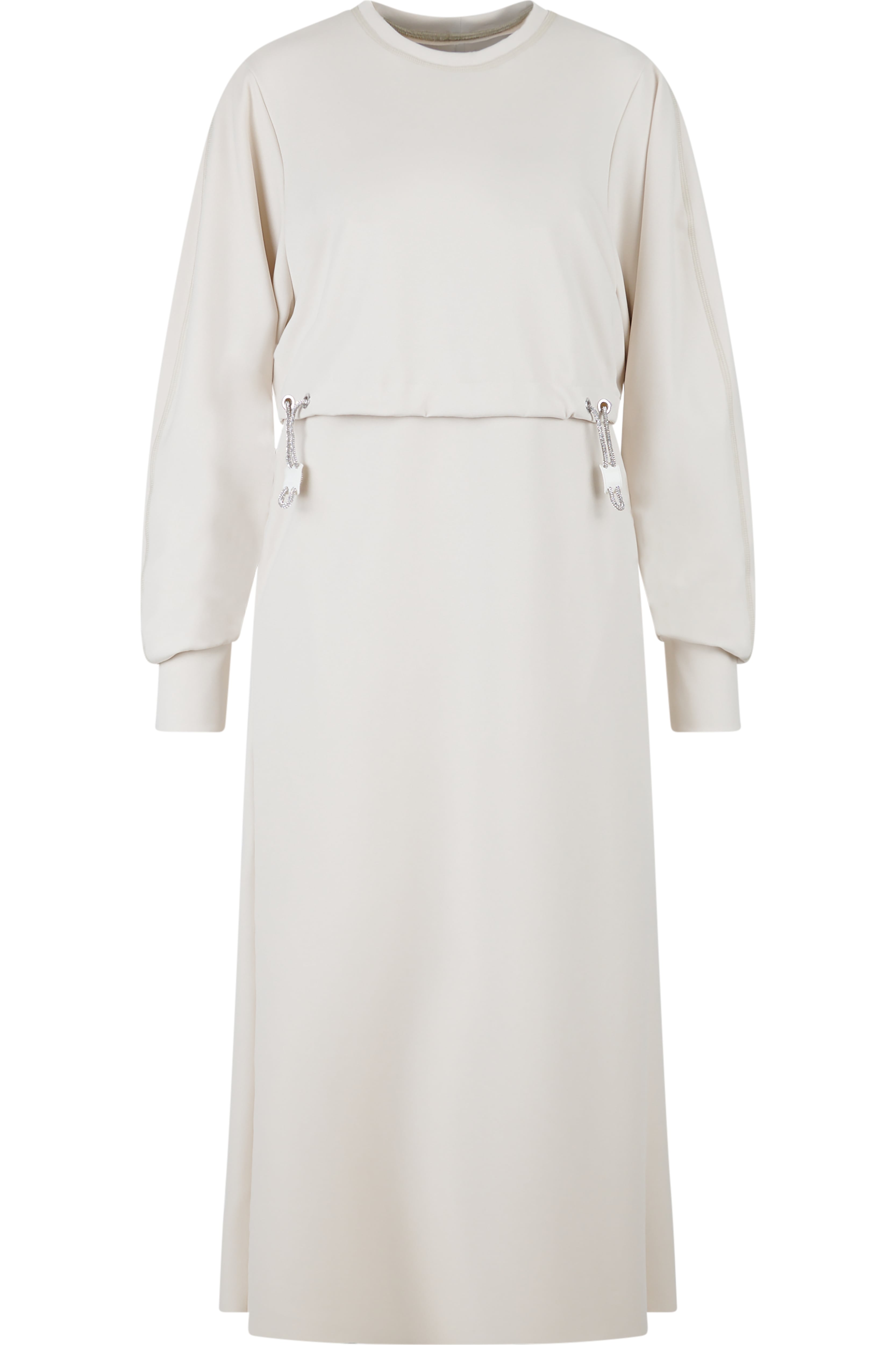 Sportalm šaty Goose gray silk Velikost: 34