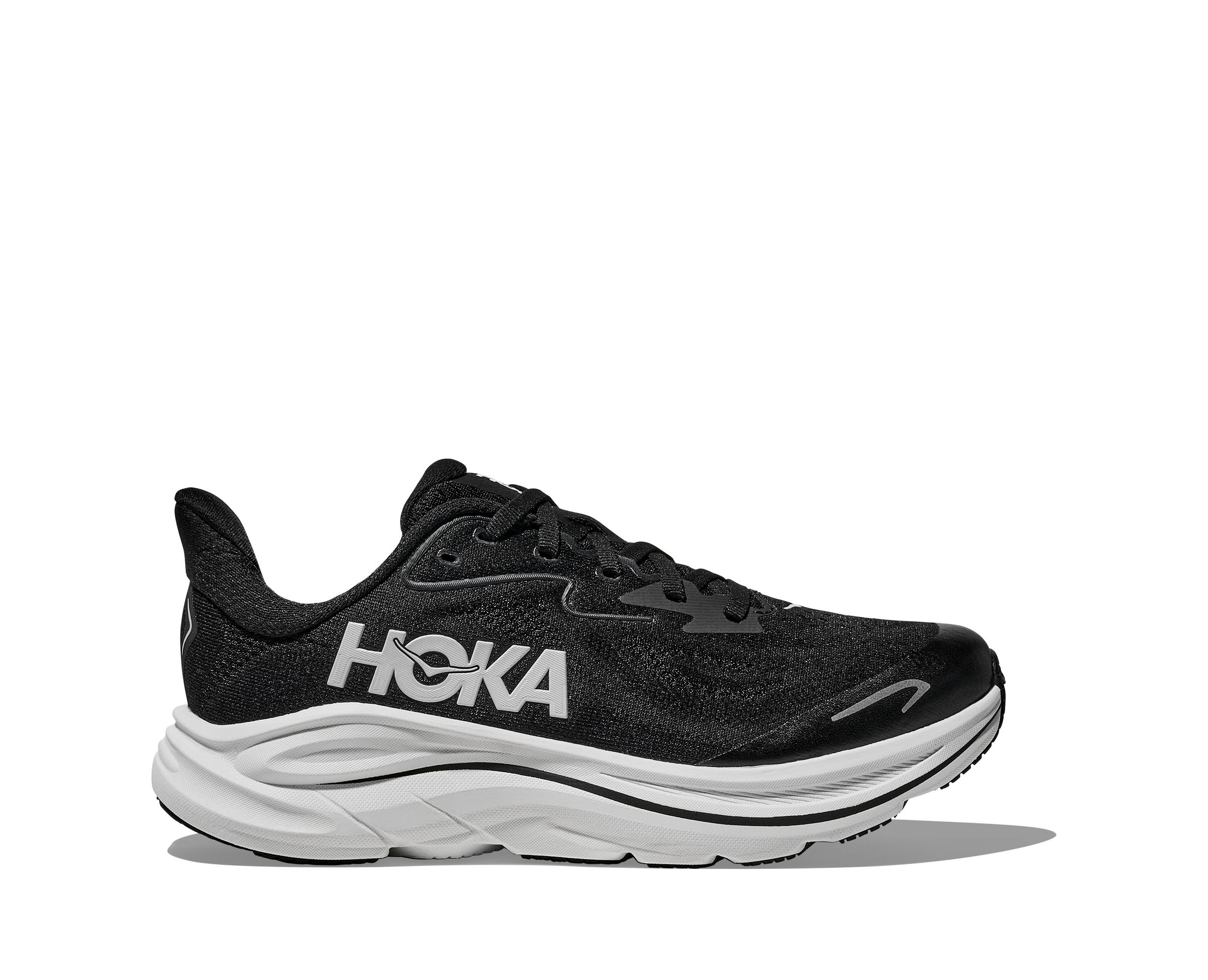 Hoka One One obuv Clifton 10 Big Kids black - white Velikost: 3.5