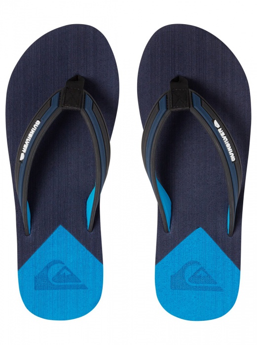 Quiksilver - šlapky MOLOKAI NEW WAVE DELUXE YOUTH black/blue/blue Velikost: 35