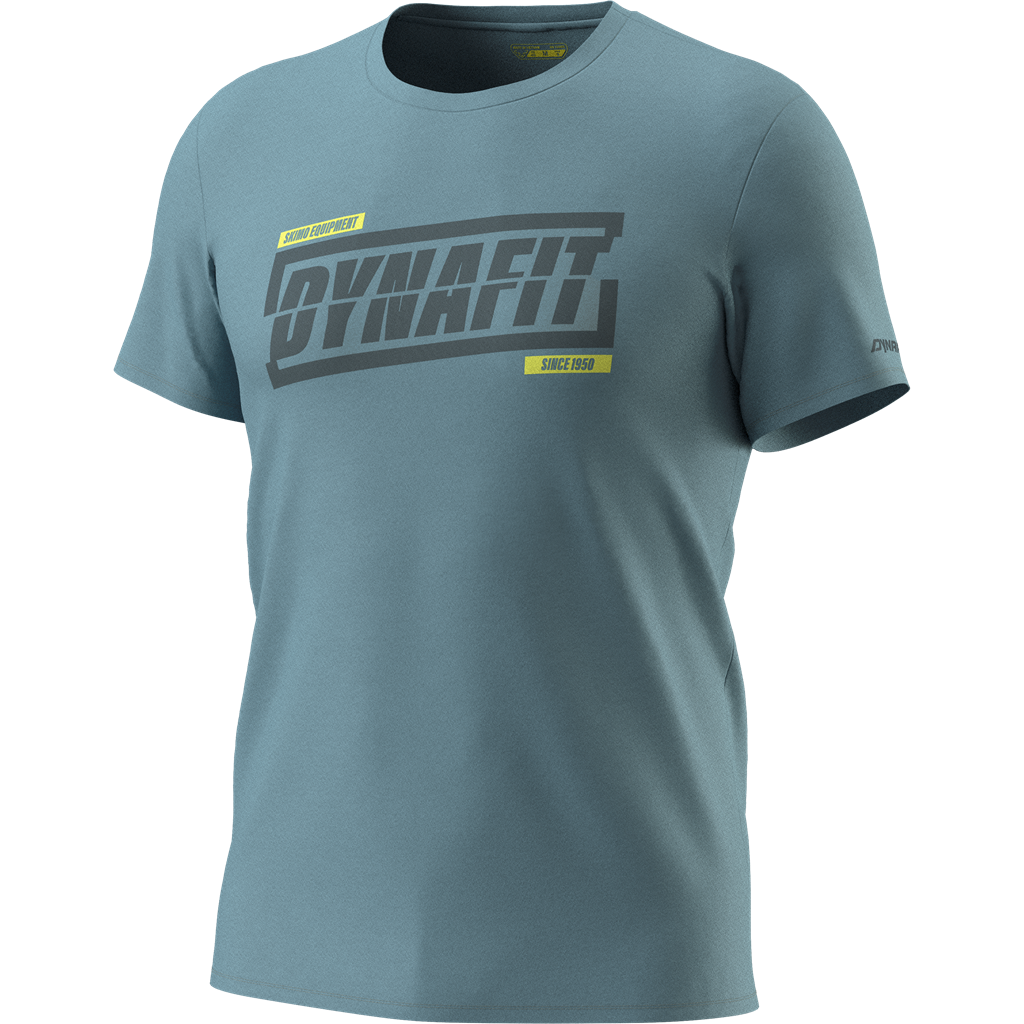 Dynafit tričko Graphic Co M S/S Tee smoke blue Velikost: L