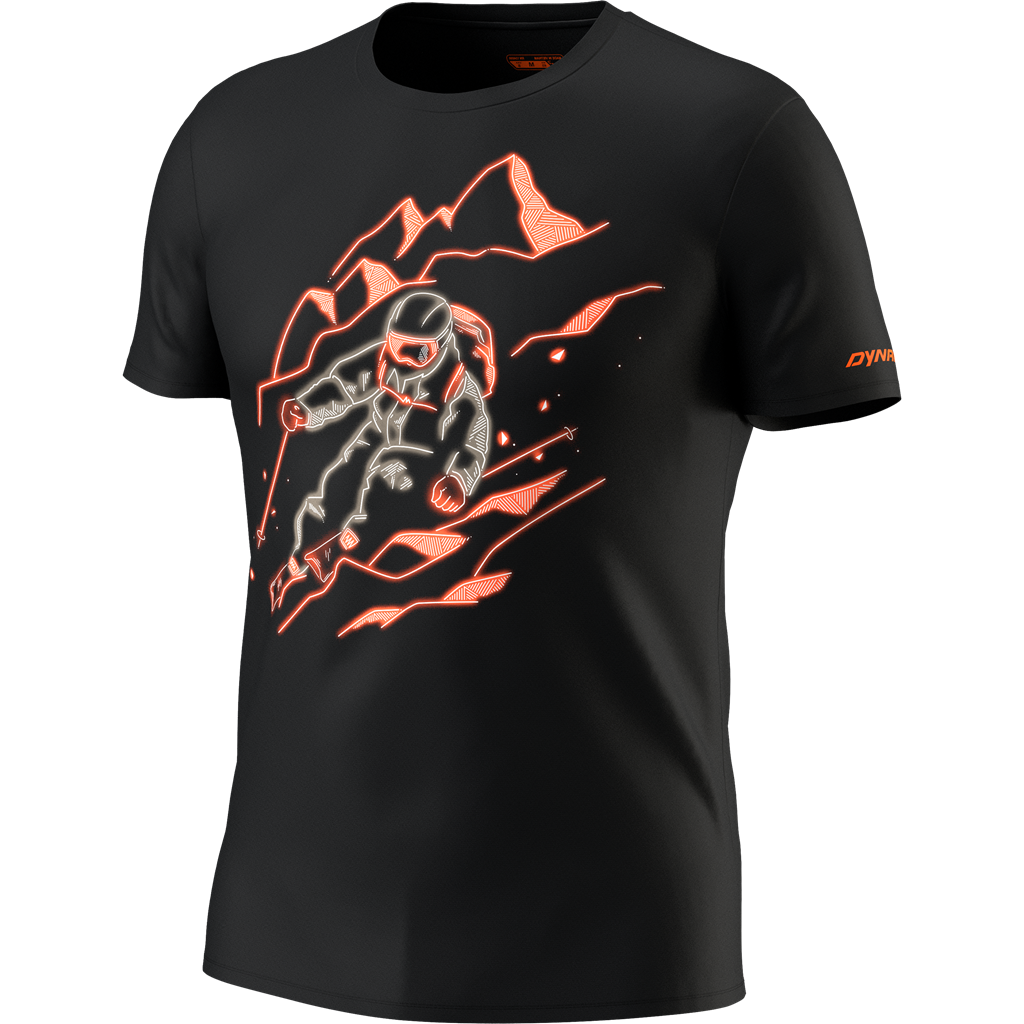 Dynafit tričko Blacklight Co T-Shirt M black out Velikost: XXL