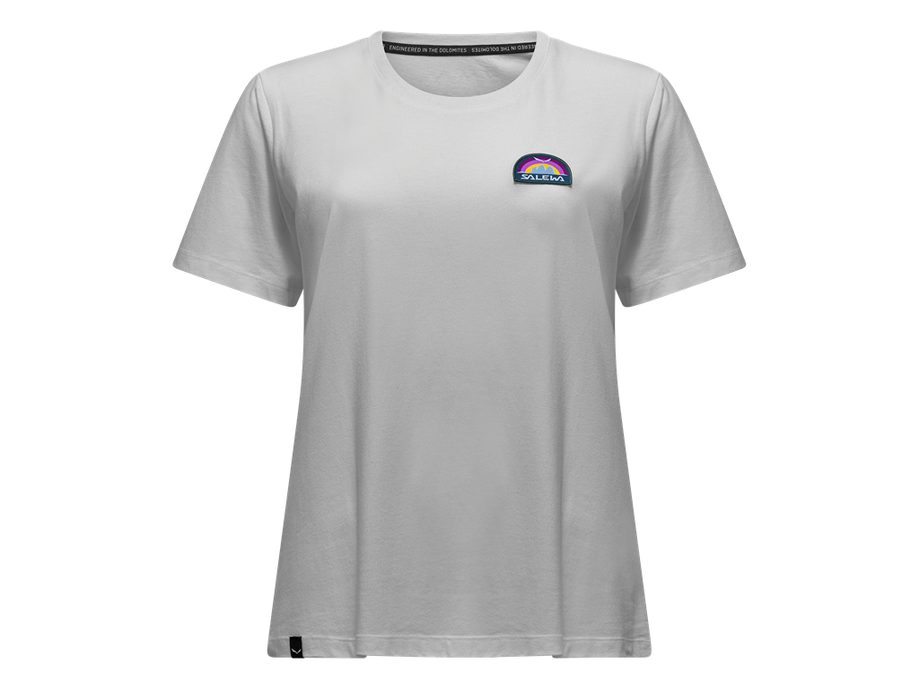 Salewa tričko Eagle Anniversary T-Shirt W optical white Velikost: 34