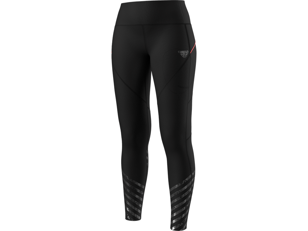 Dynafit legíny Trail Reflective Tights W black out Velikost: M