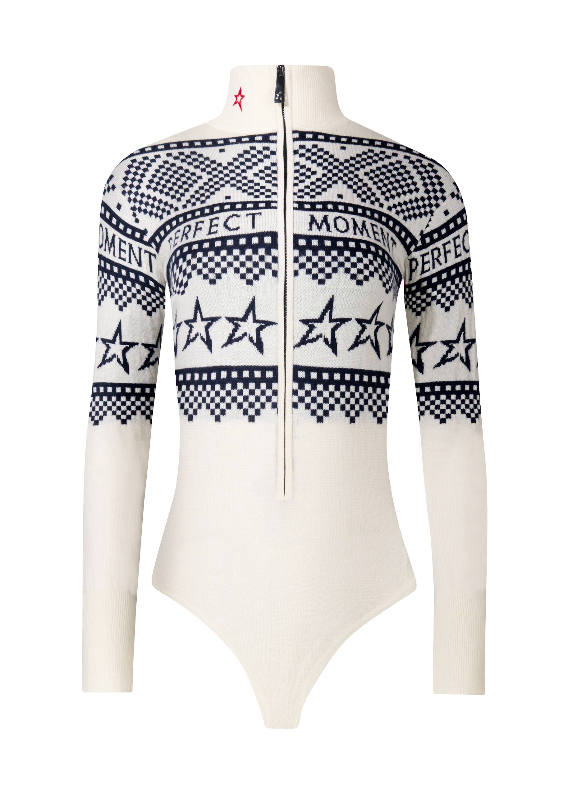 Perfect Moment rolákové body Holiday Bodywhite-blue Velikost: L