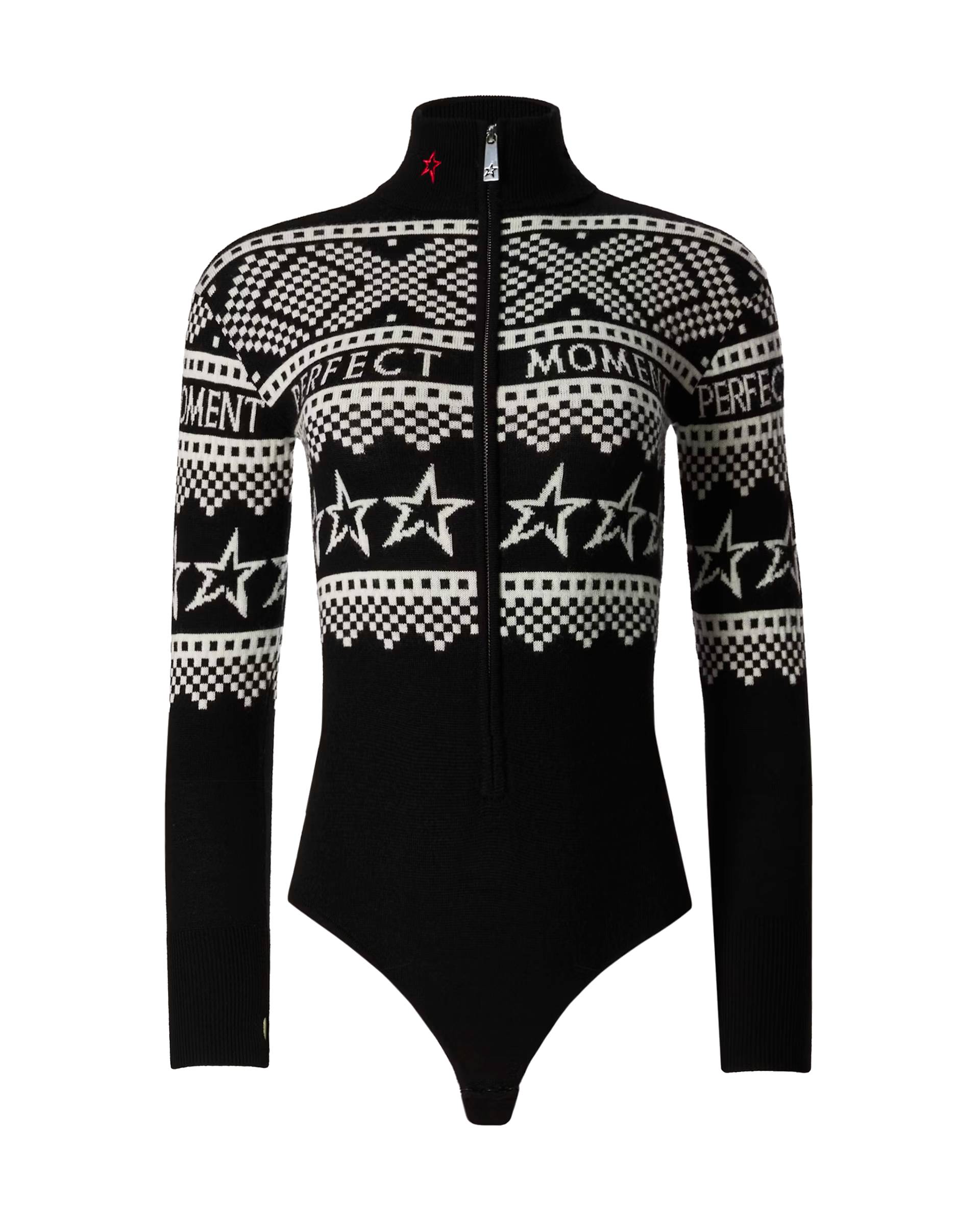 Perfect Moment rolákové body Holiday Body black-white Velikost: M