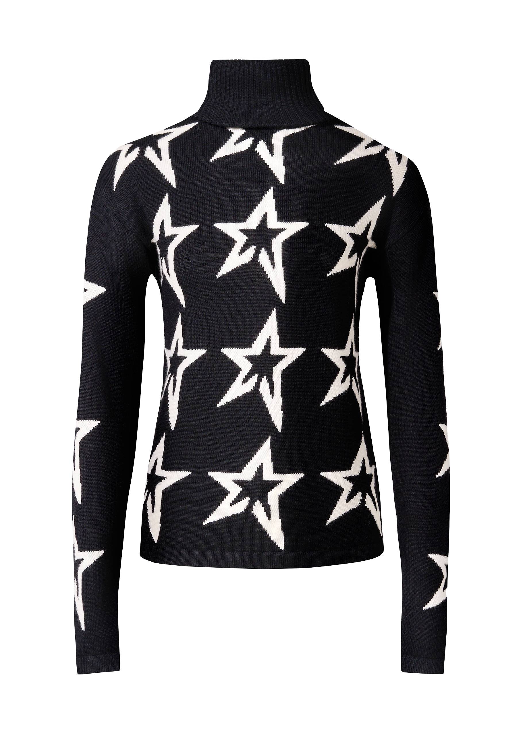 Perfect Moment sveter Star Dust Sweater black-snow white star Velikost: L