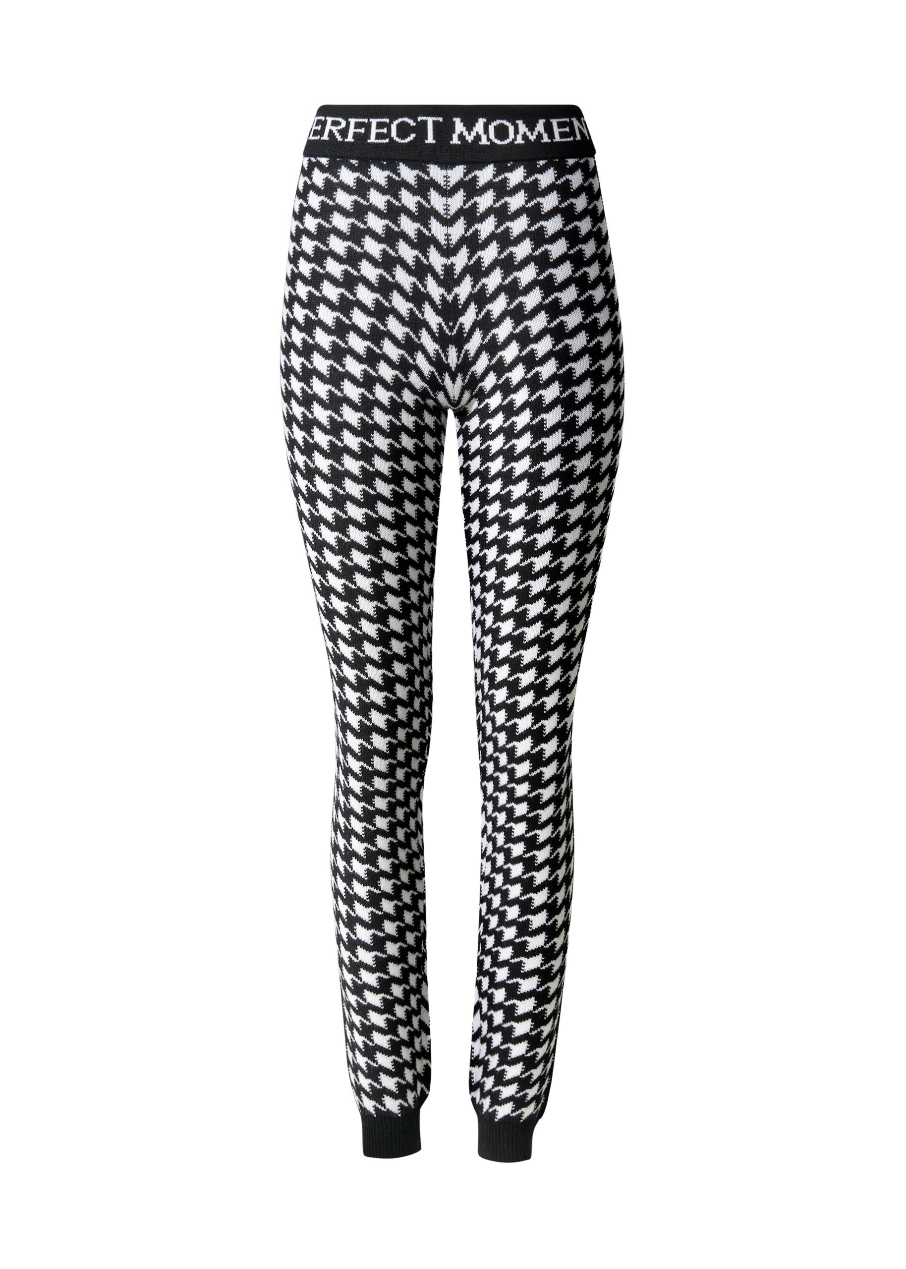 Perfect Moment legíny Houndstooth black-white Velikost: S