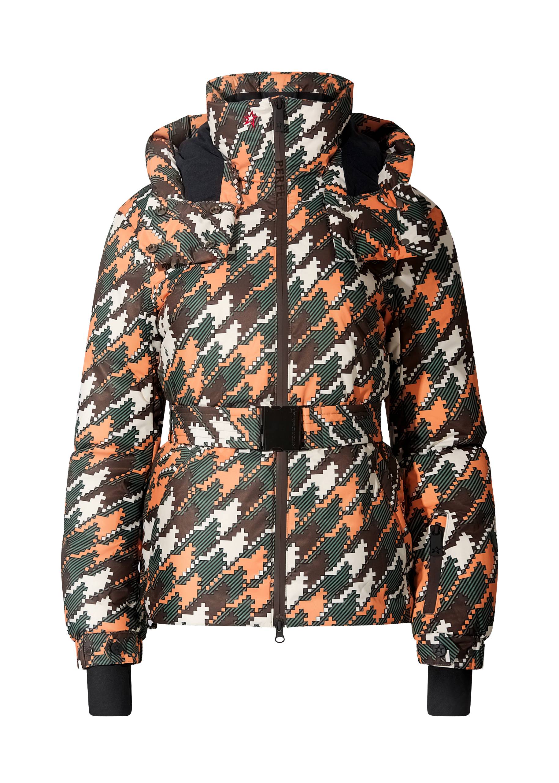 Perfect Moment bunda Candice Ski Parka scratch houndstooth-green Velikost: L