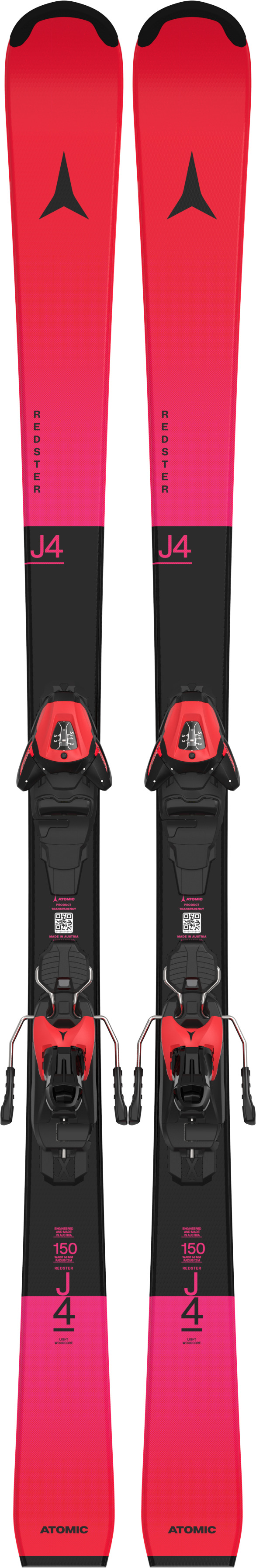 Atomic lyže s viazaním Redster J4 + L 6 Gw red tension black 25/26 Velikost: 160