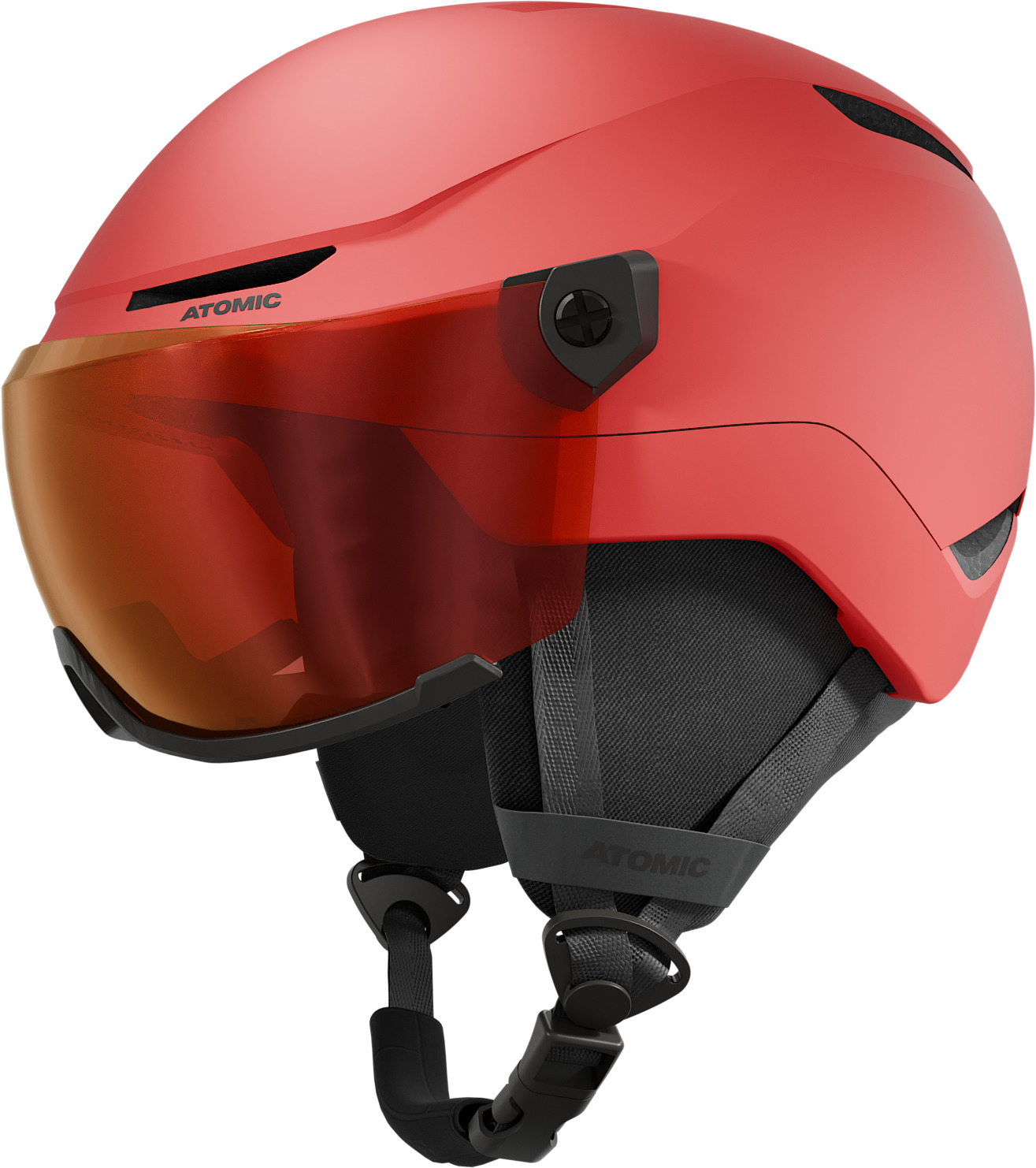 Atomic prilba Revent Visor Jr red 25/26 Velikost: 48-52