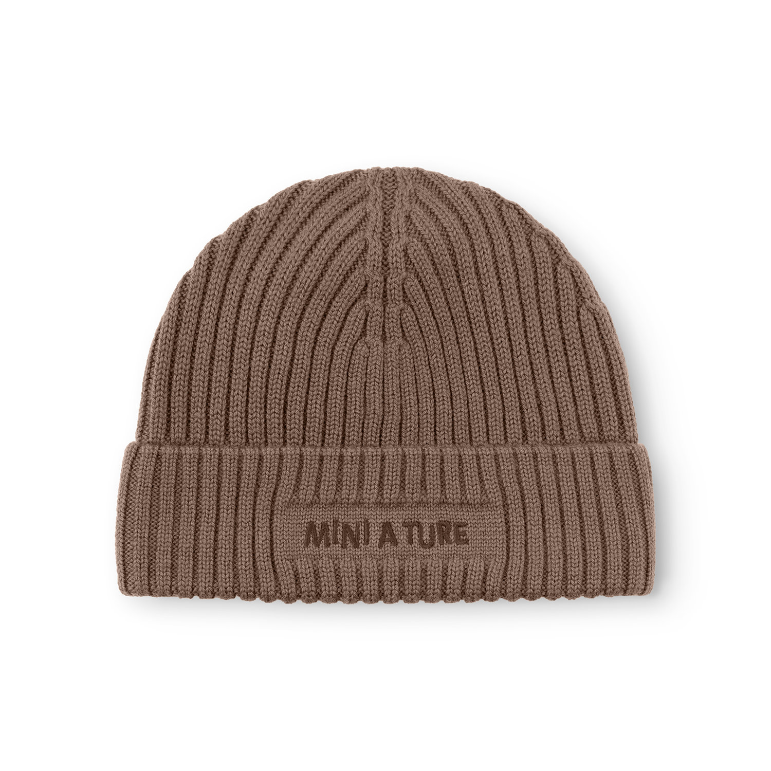 MINI A TURE čiapka Matboje beanie chestnut brown Velikost: 4-5y