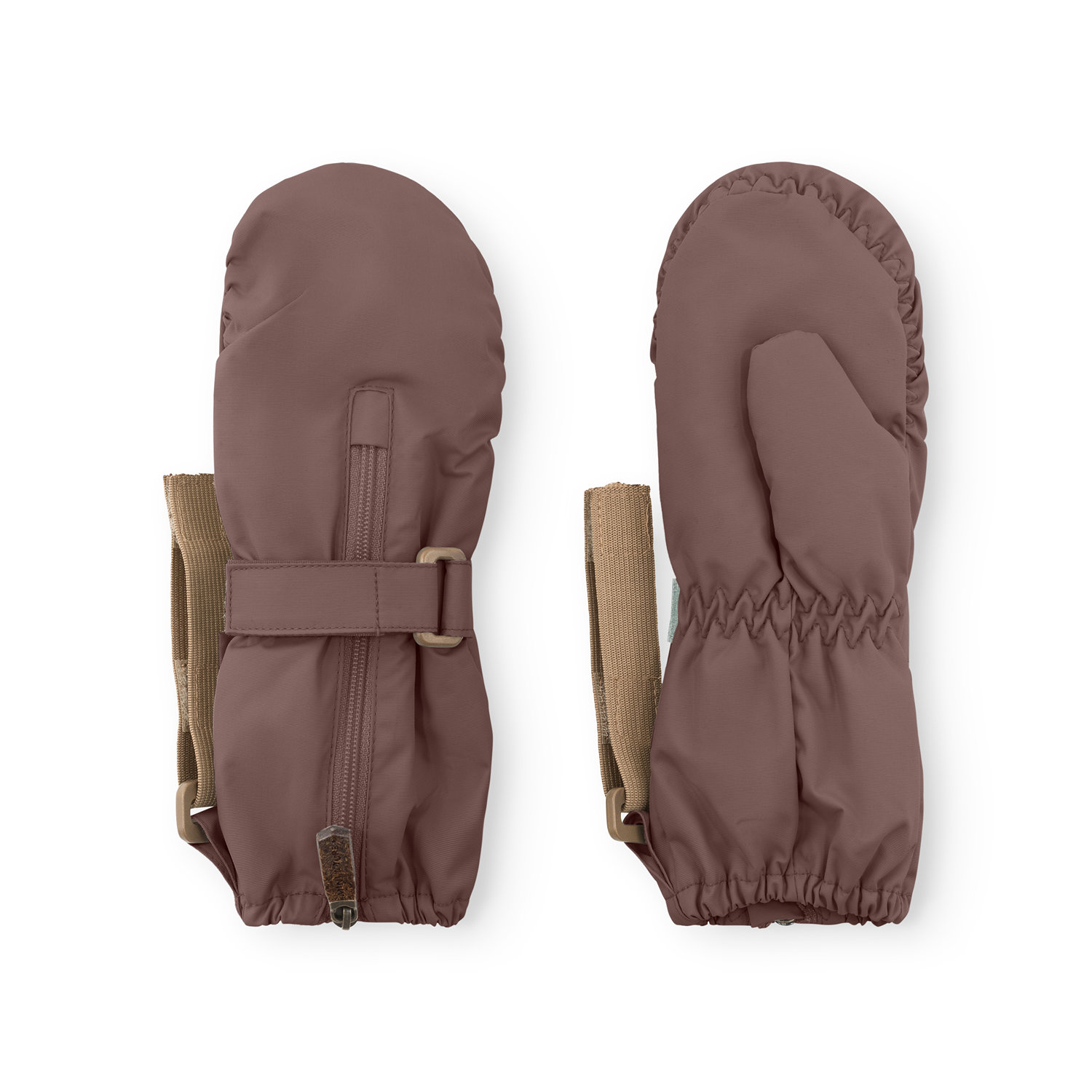 MINI A TURE rukavice Matcesar peppercorn plum Velikost: 6-7y