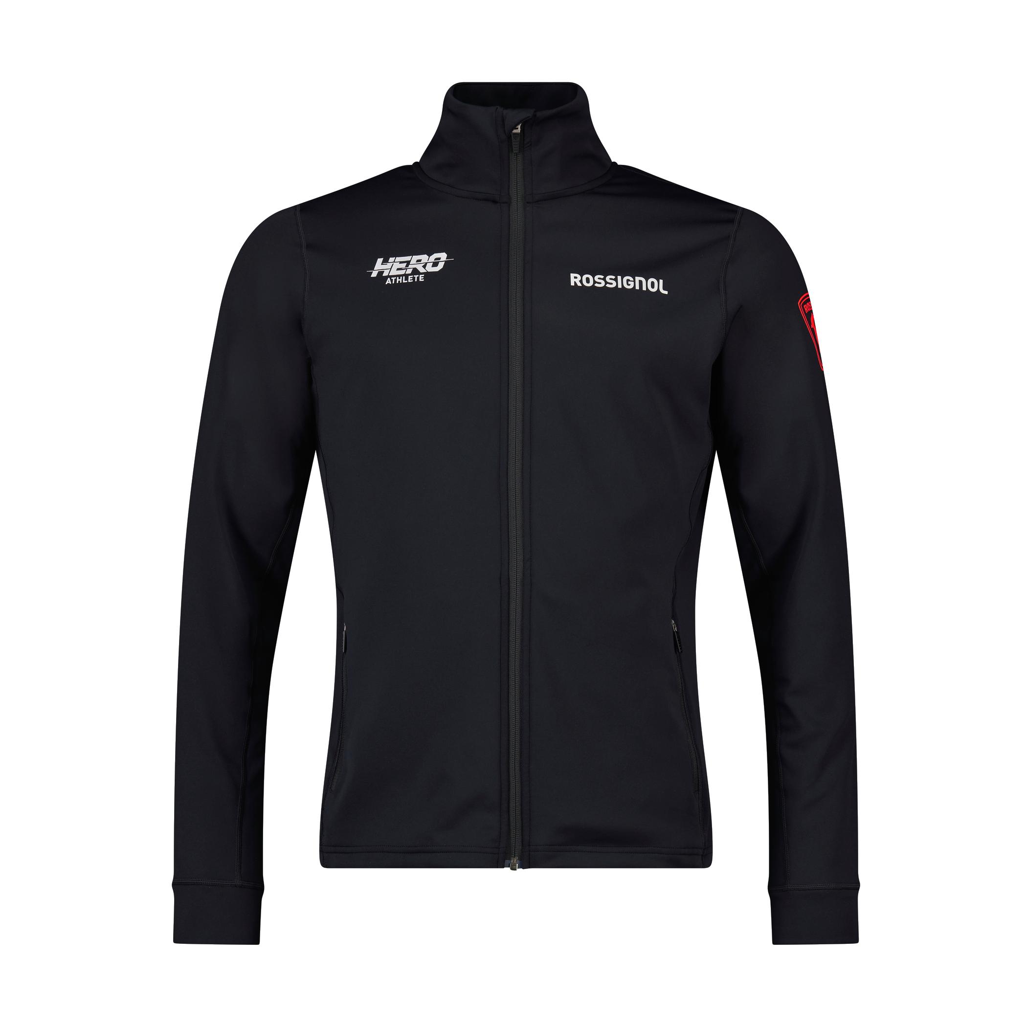 Rossignol mikina Hero Mid Layer Stretch Jkt black Velikost: L Rossignol mikina Hero Mid Layer Stretch Jkt black Velikost: L