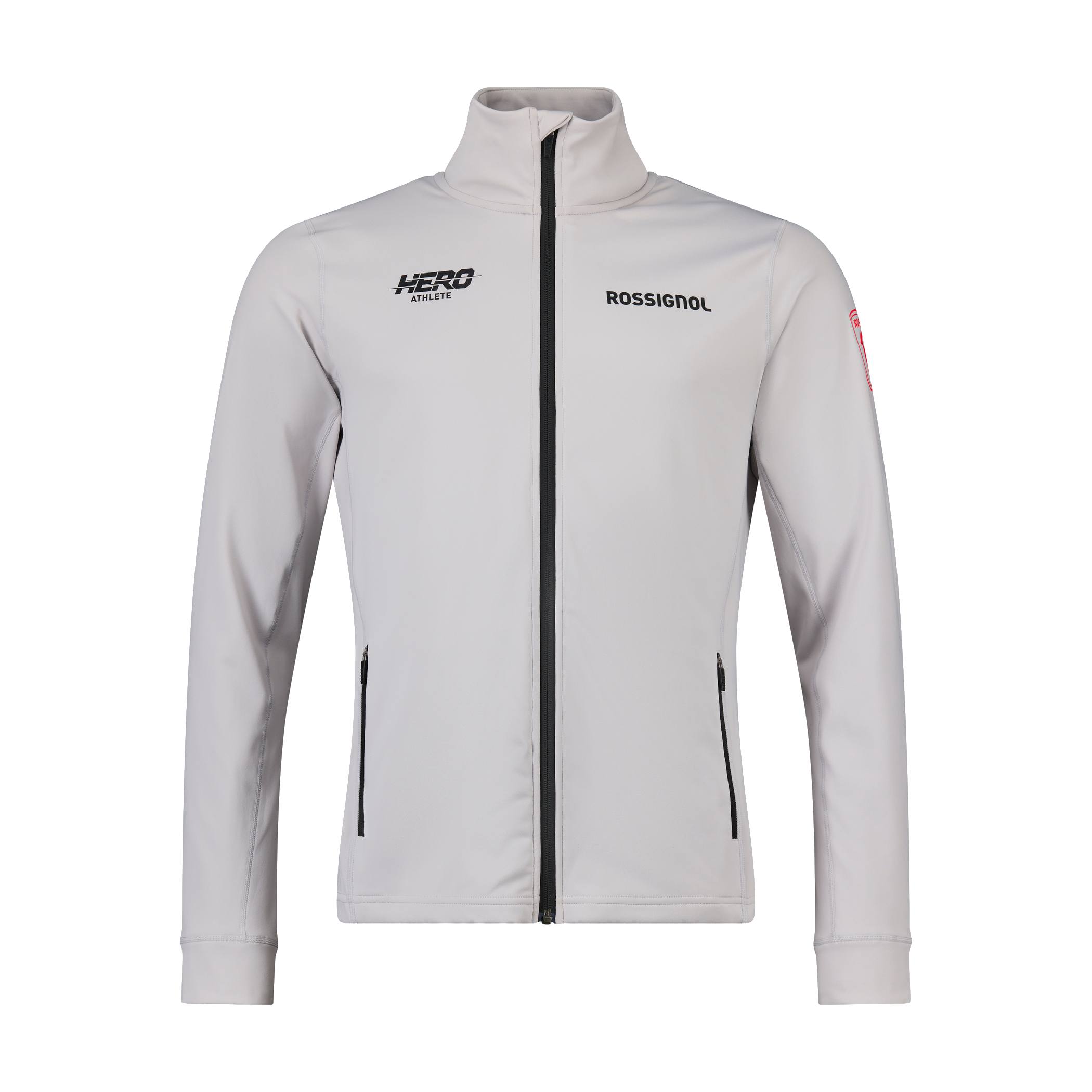 Rossignol mikina Hero Mid Layer Stretch Jkt soft grey Velikost: XL
